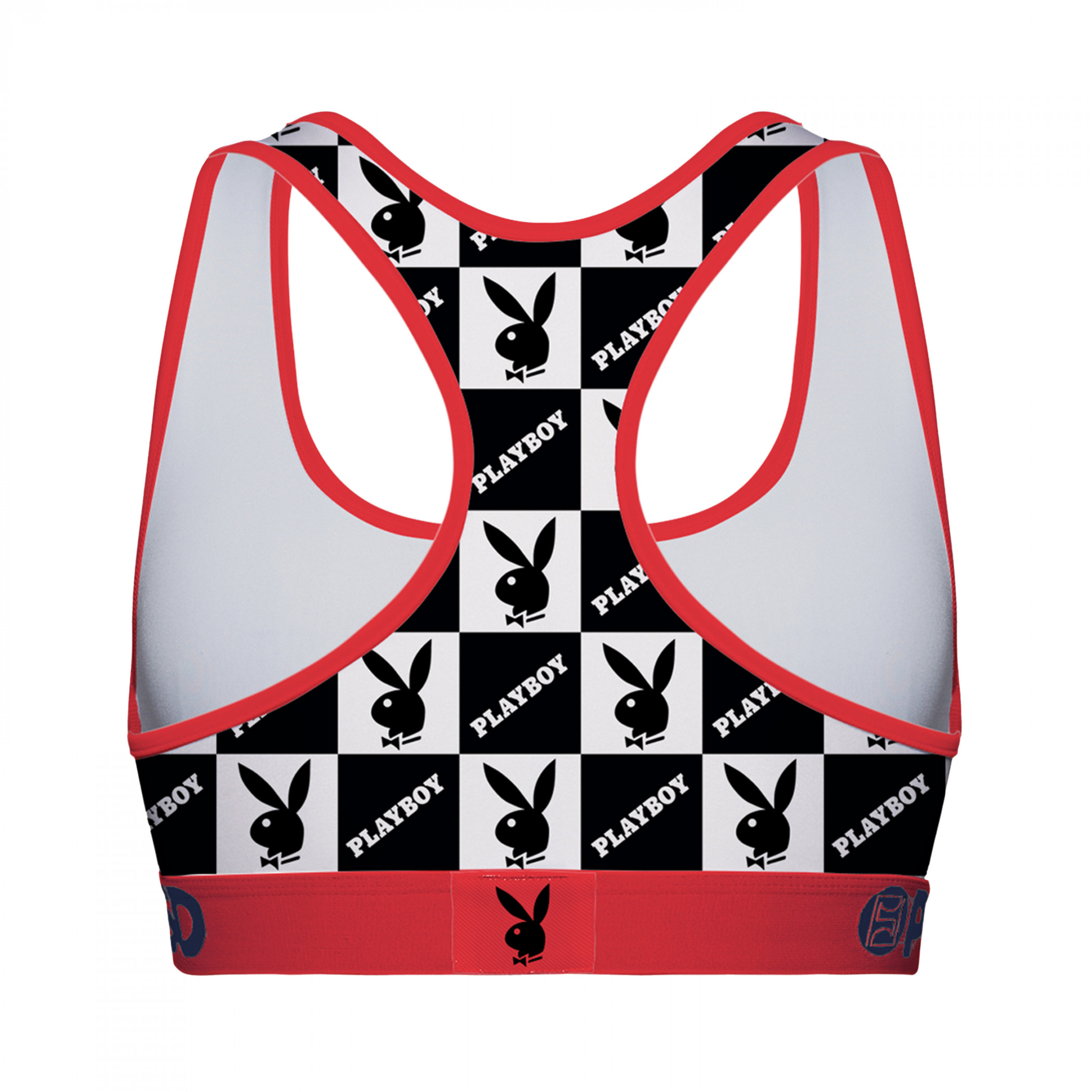 Playboy Checkers PSD Sports Bra