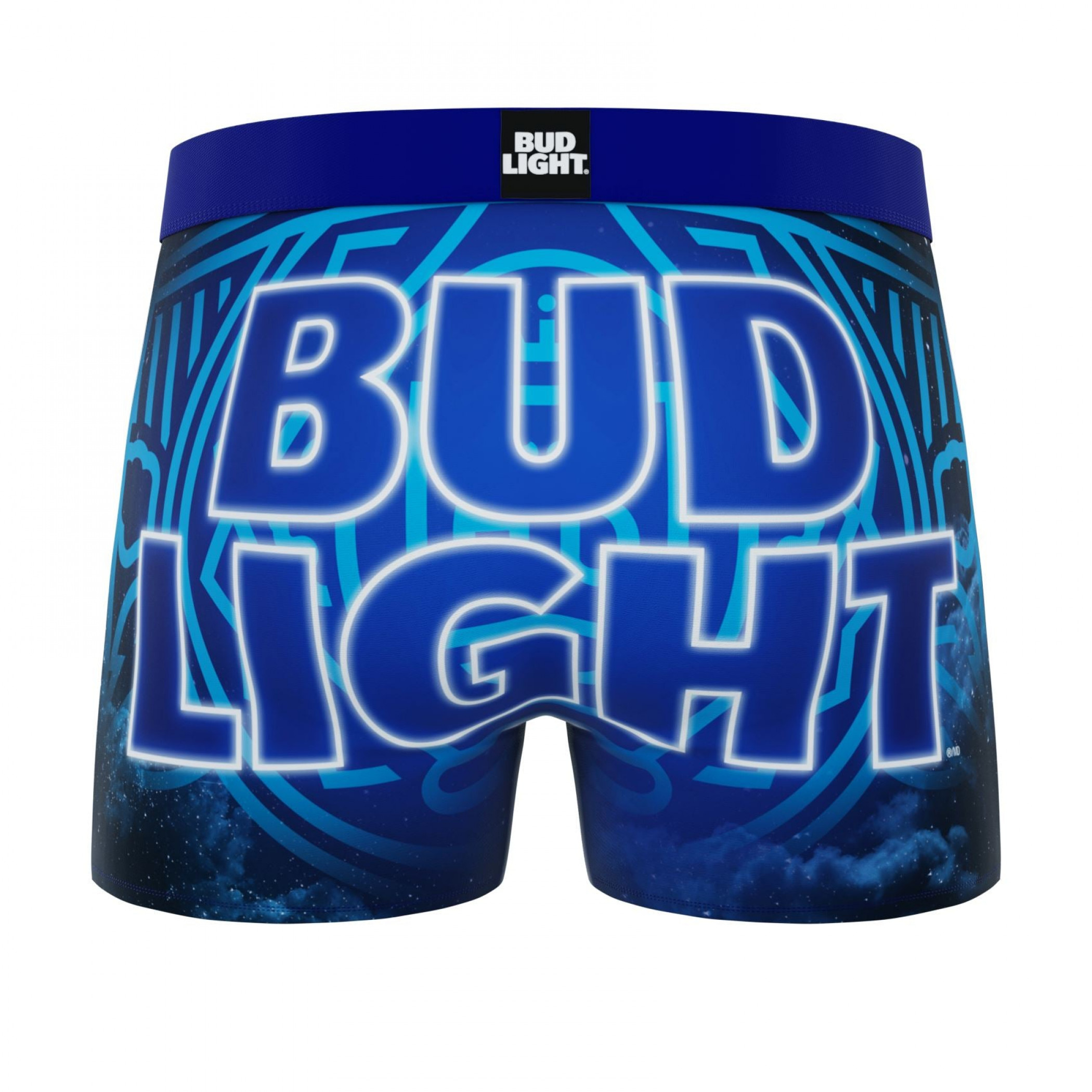 Crazy Boxer Bud Light Large Logo Men's Boxer Briefs