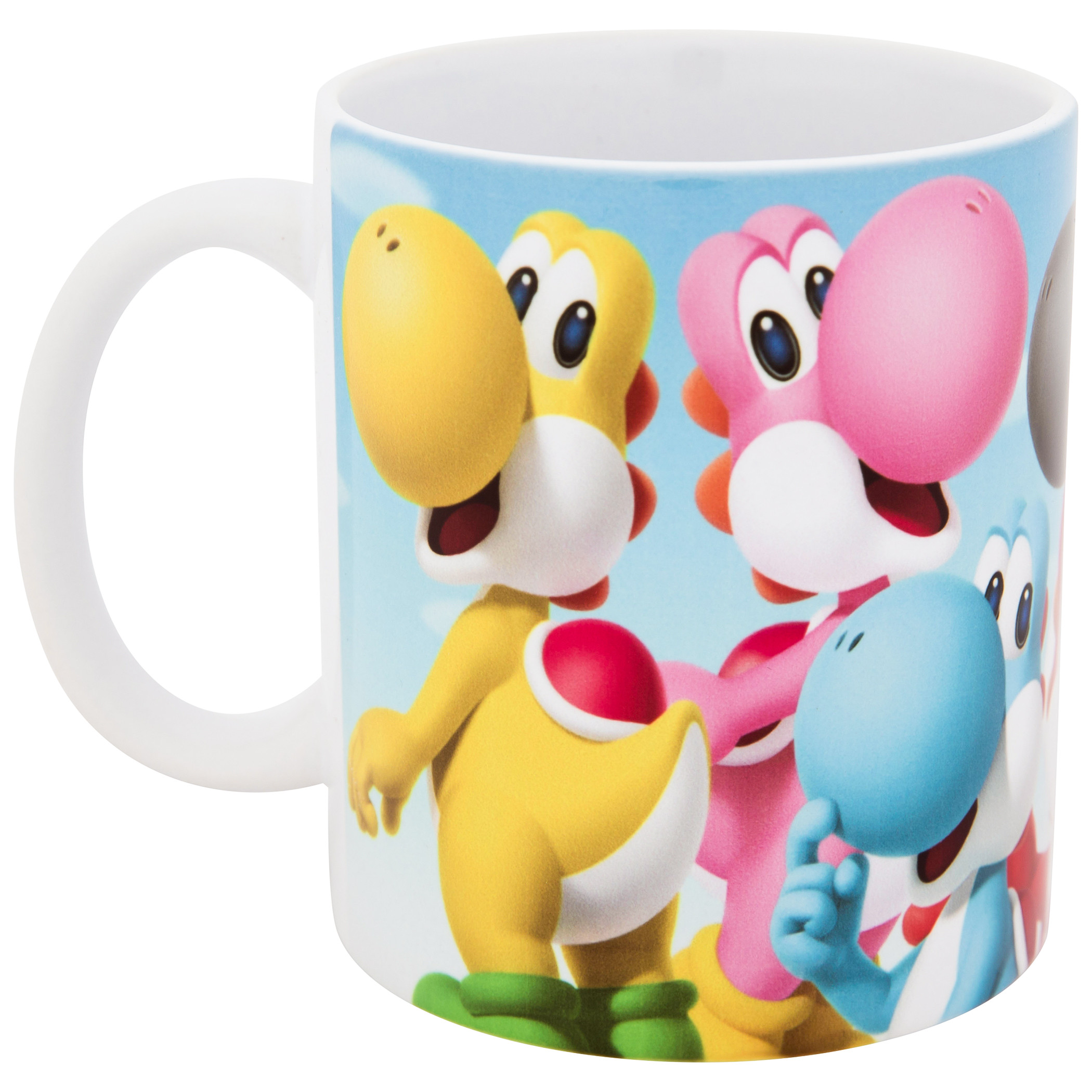 Super Mario Bros. Yoshi Colors 11 oz. Ceramic Mug, Multi-Color