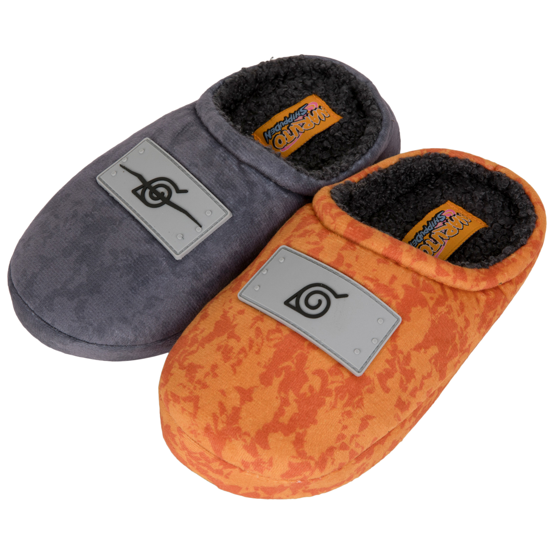 Naruto Uzumaki Headband Boy's Clog Slippers, Orange