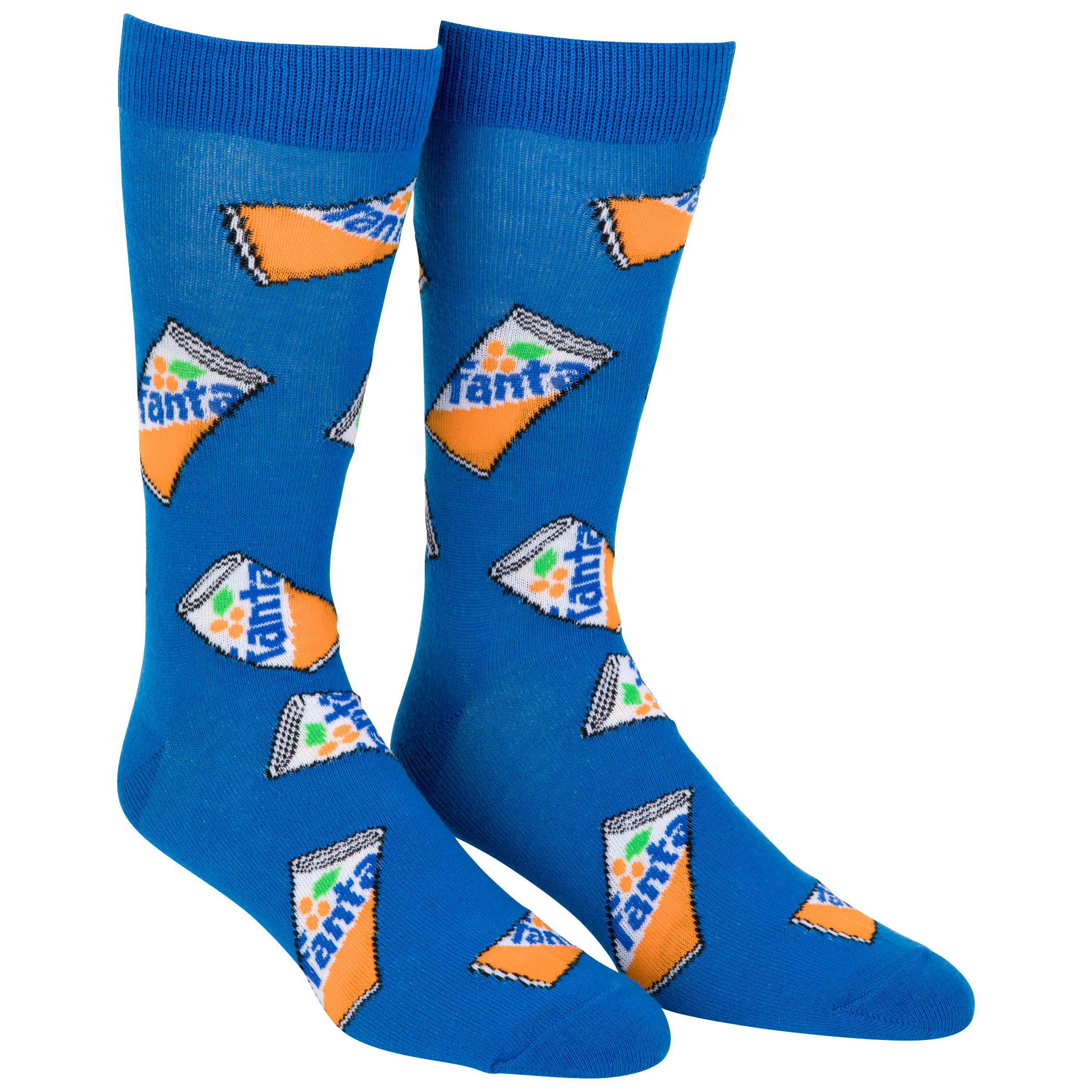 thumbnail image 2 of Mossimo Men's Funky Multi-Color Crew Socks – 1 Pair, One Size Fits Most (Shoe 8-12) 2 of 5