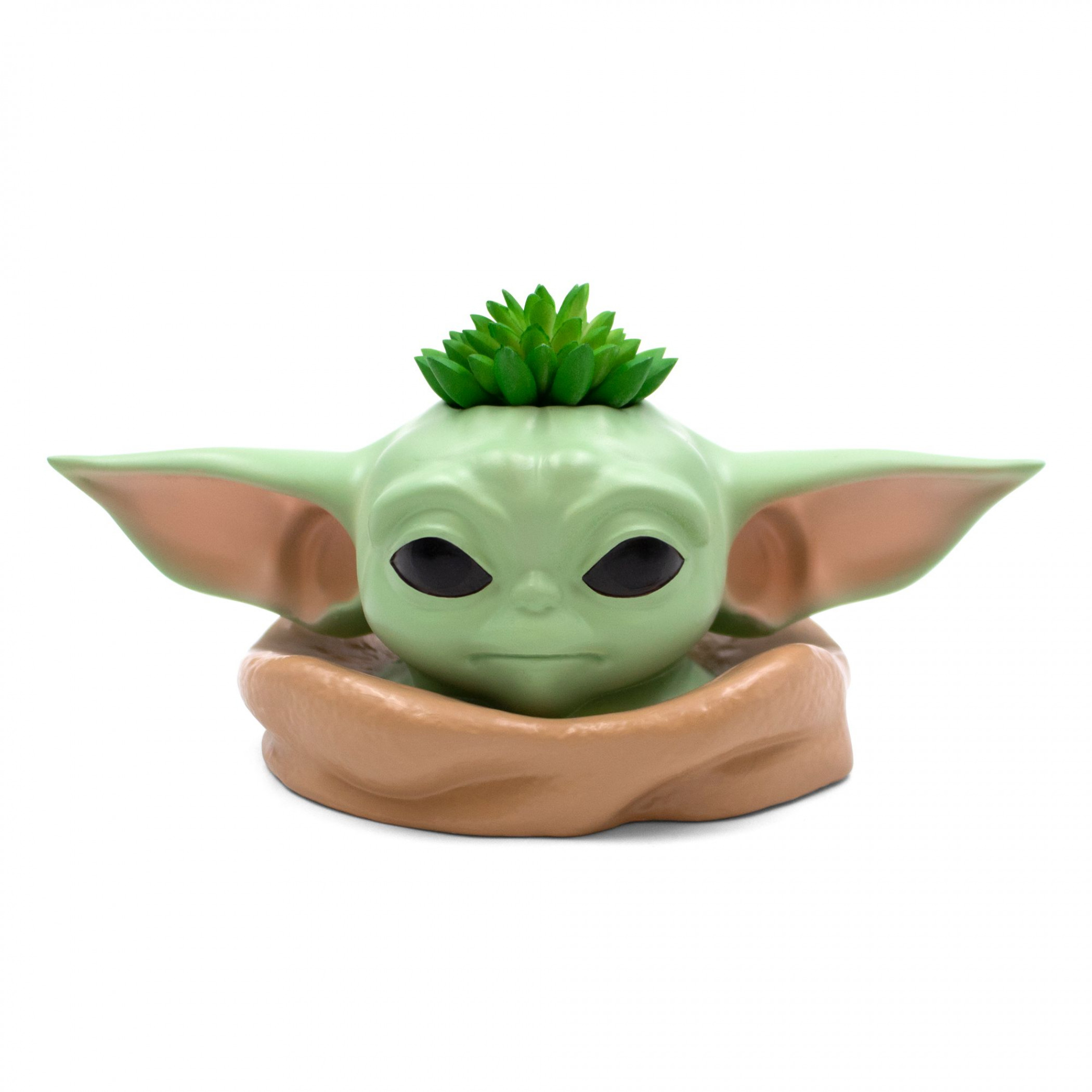 Star Wars The Mandalorian Grogu the Child Character Bust Planter, Multi-Color