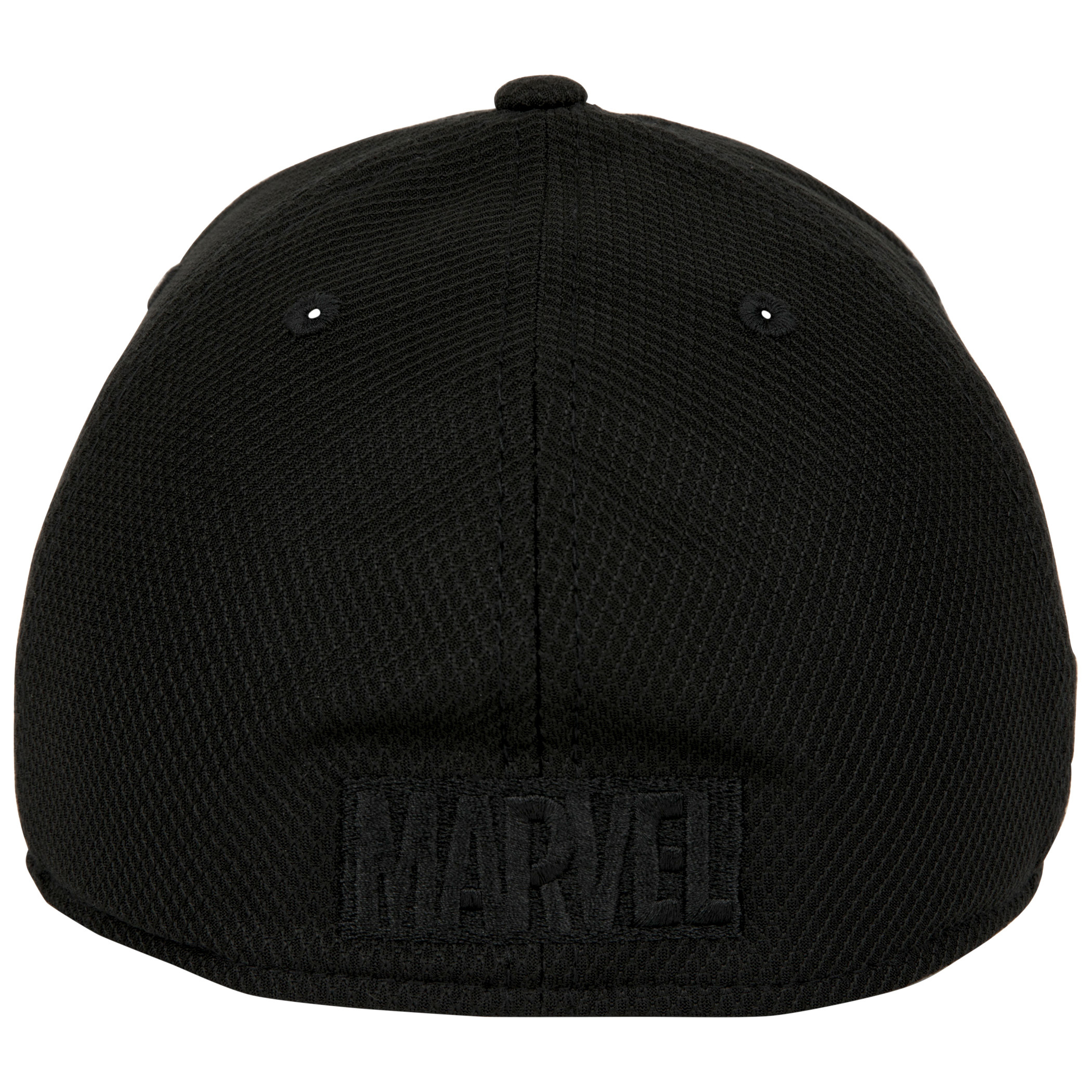 864448-medium-la Logo Black On Black Colorway Era 39Thirty Fitted Hat Medium Large