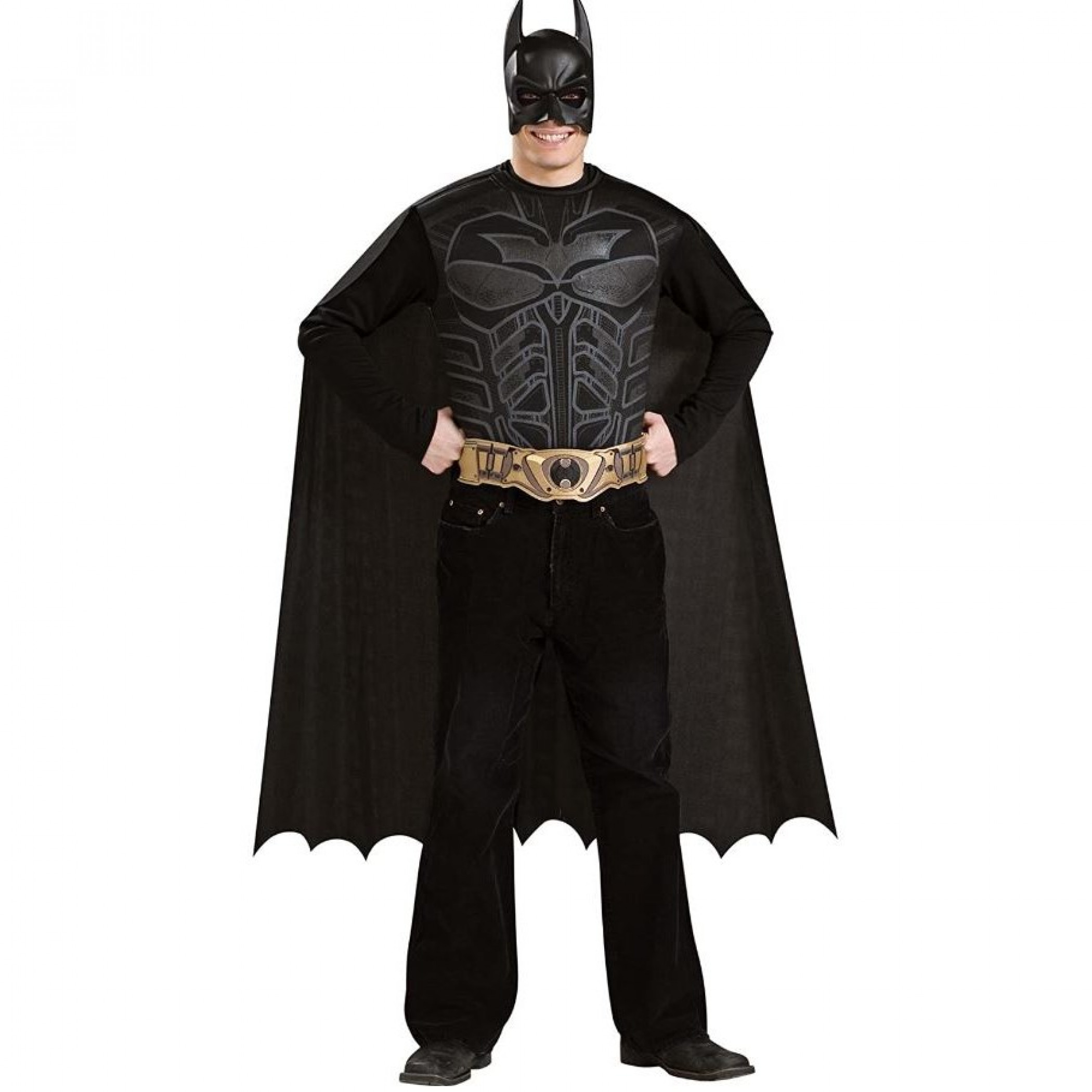 Batman Dark Knight Rises Adult Costume 4-Piece Set, Black