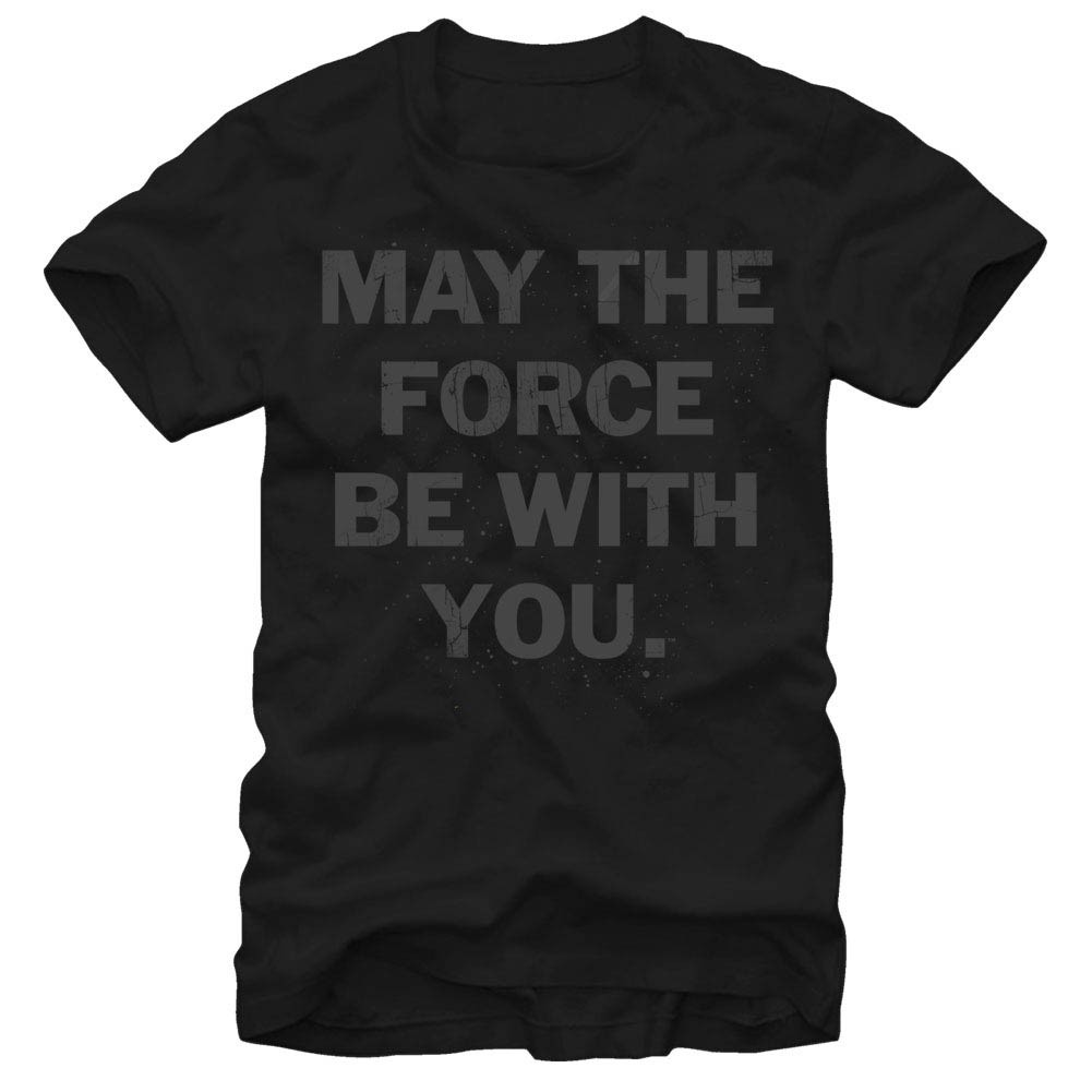 Star Wars May The Black T-Shirt, Black