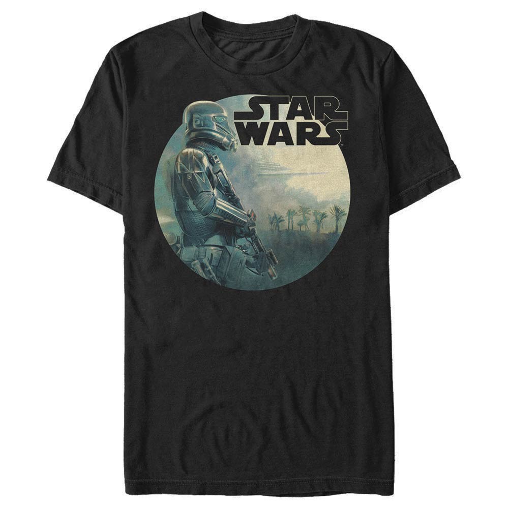 Star Wars Rogue One Troop Round Black T-Shirt, Black