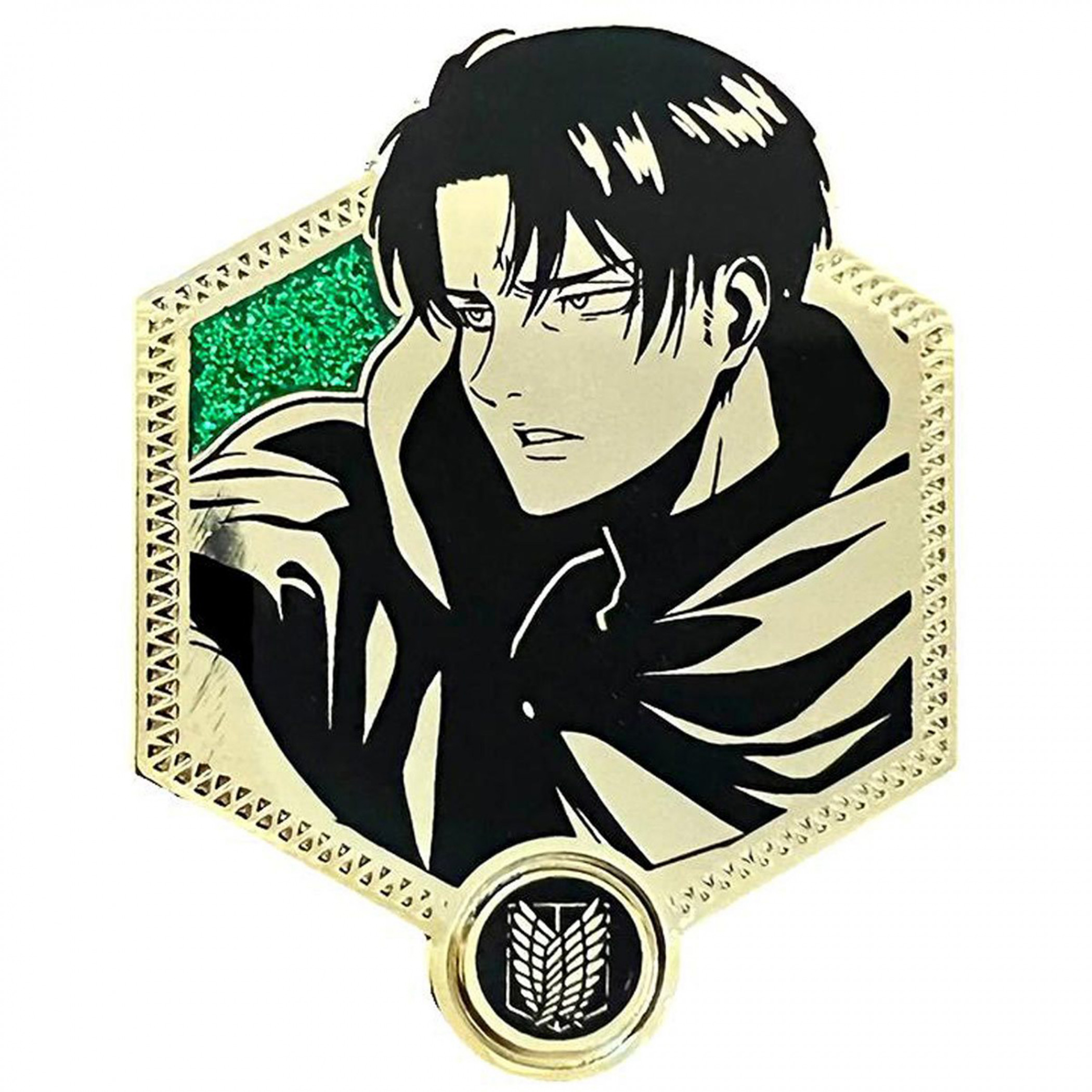 Attack on Titan Captain Levi Final Season Gold Series Enamel Pin, Multi-Color