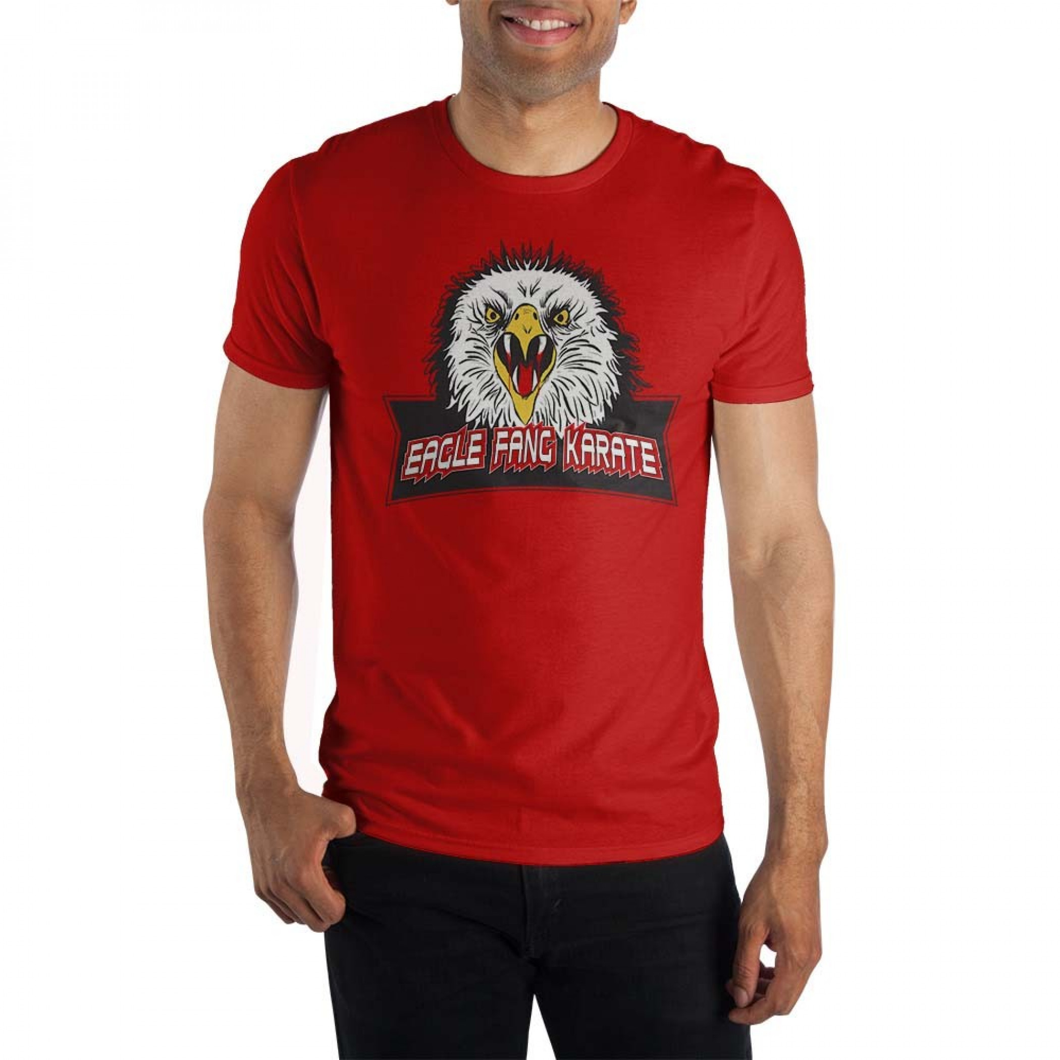 Cobra Kai Eagle Fang Karate T-Shirt, Red