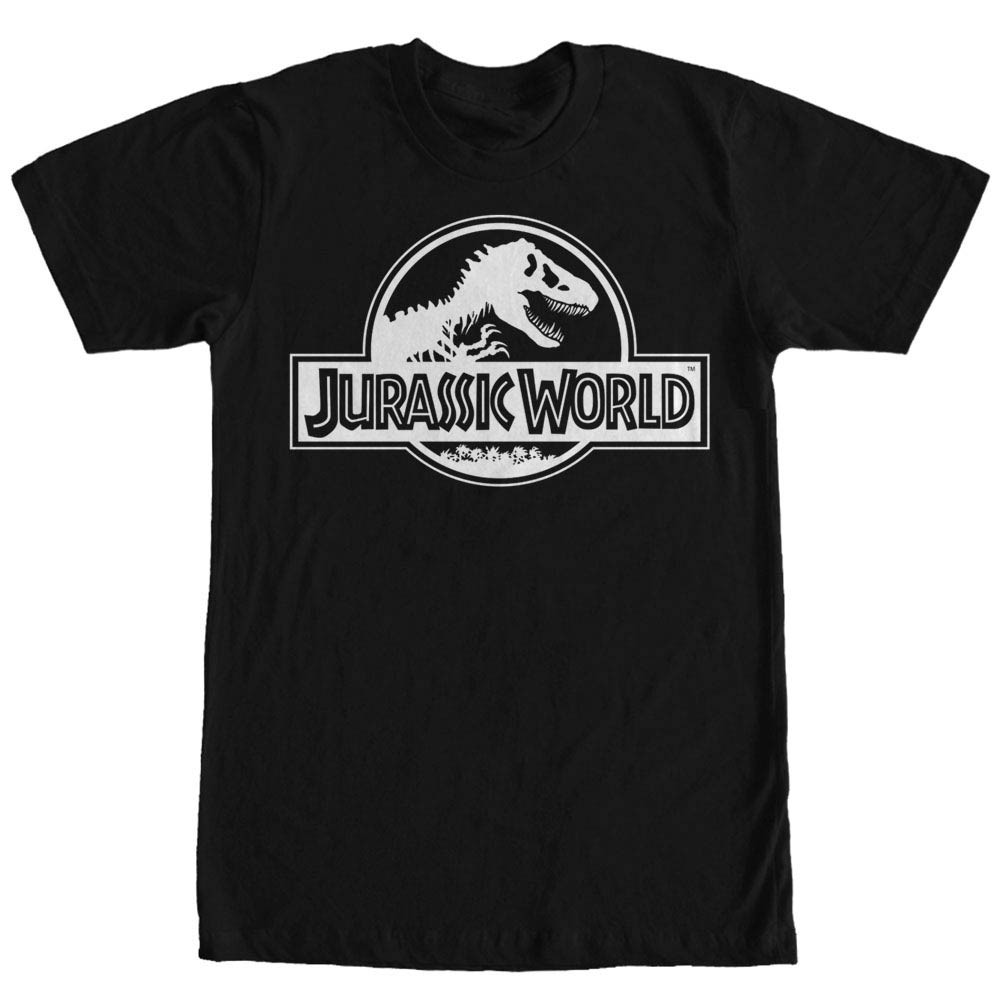 Jurassic World Simple Logo Black T-Shirt