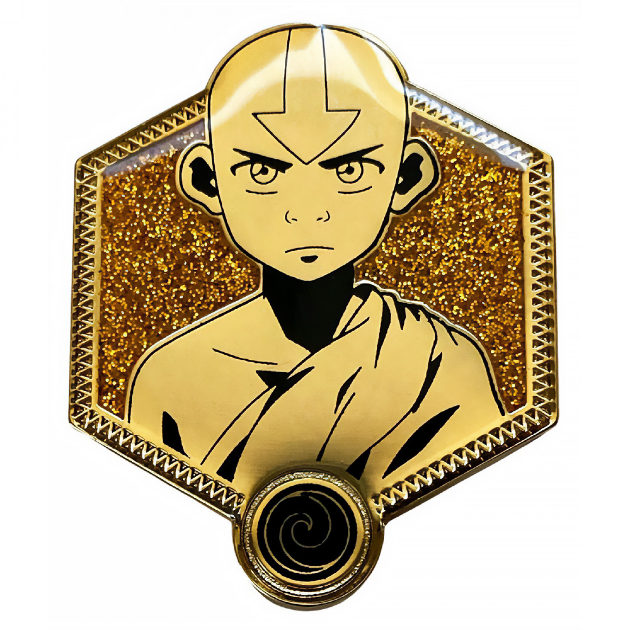 Aang Golden Series Avatar: The Last Airbender Enamel Pin, Gold