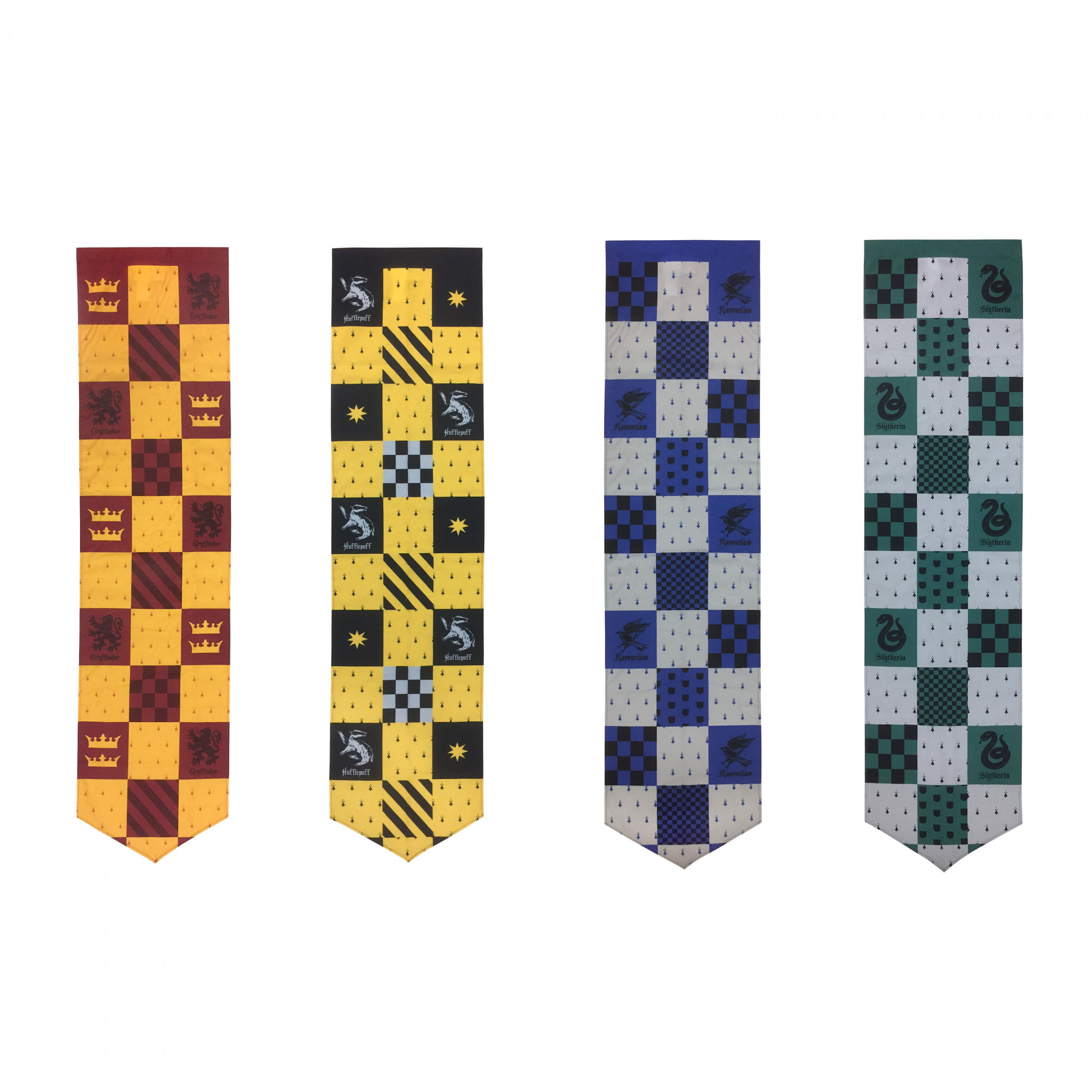 Harry Potter Hogwarts Banners Bedding Canopy 4-Pack, Multi-Color