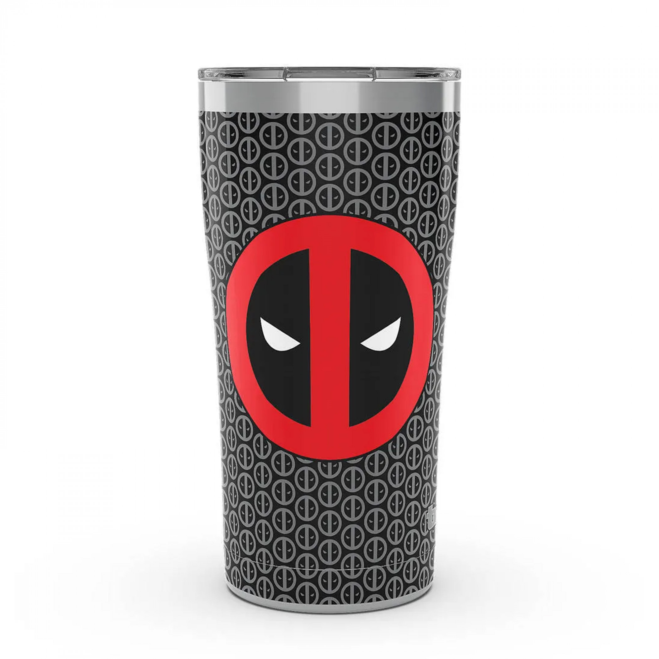 Deadpool Logo Pattern 20oz Stainless Steel Tervis® Travel Mug, Grey