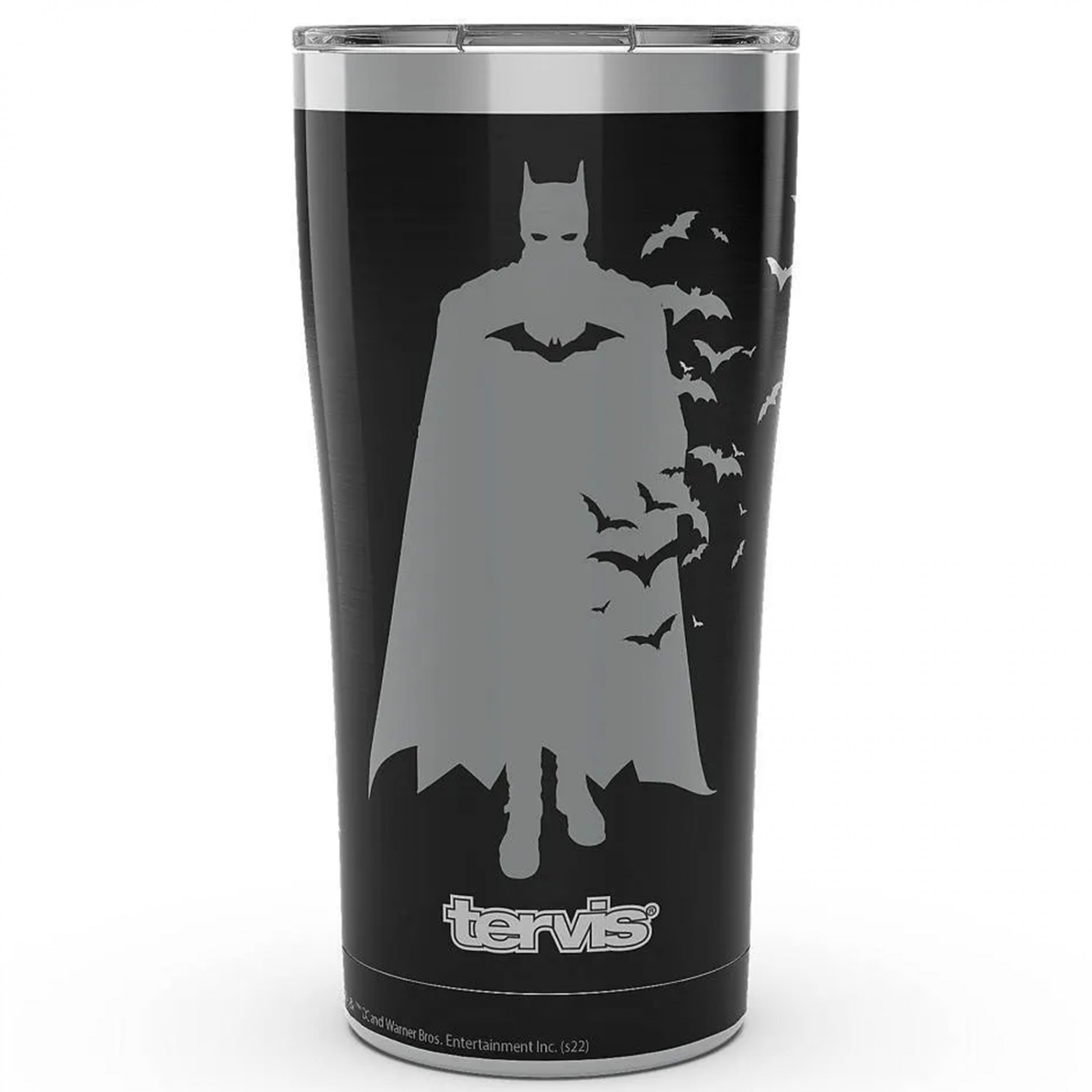 The Batman 20 oz Stainless Steel Tervis® Tumbler With Lid, Black