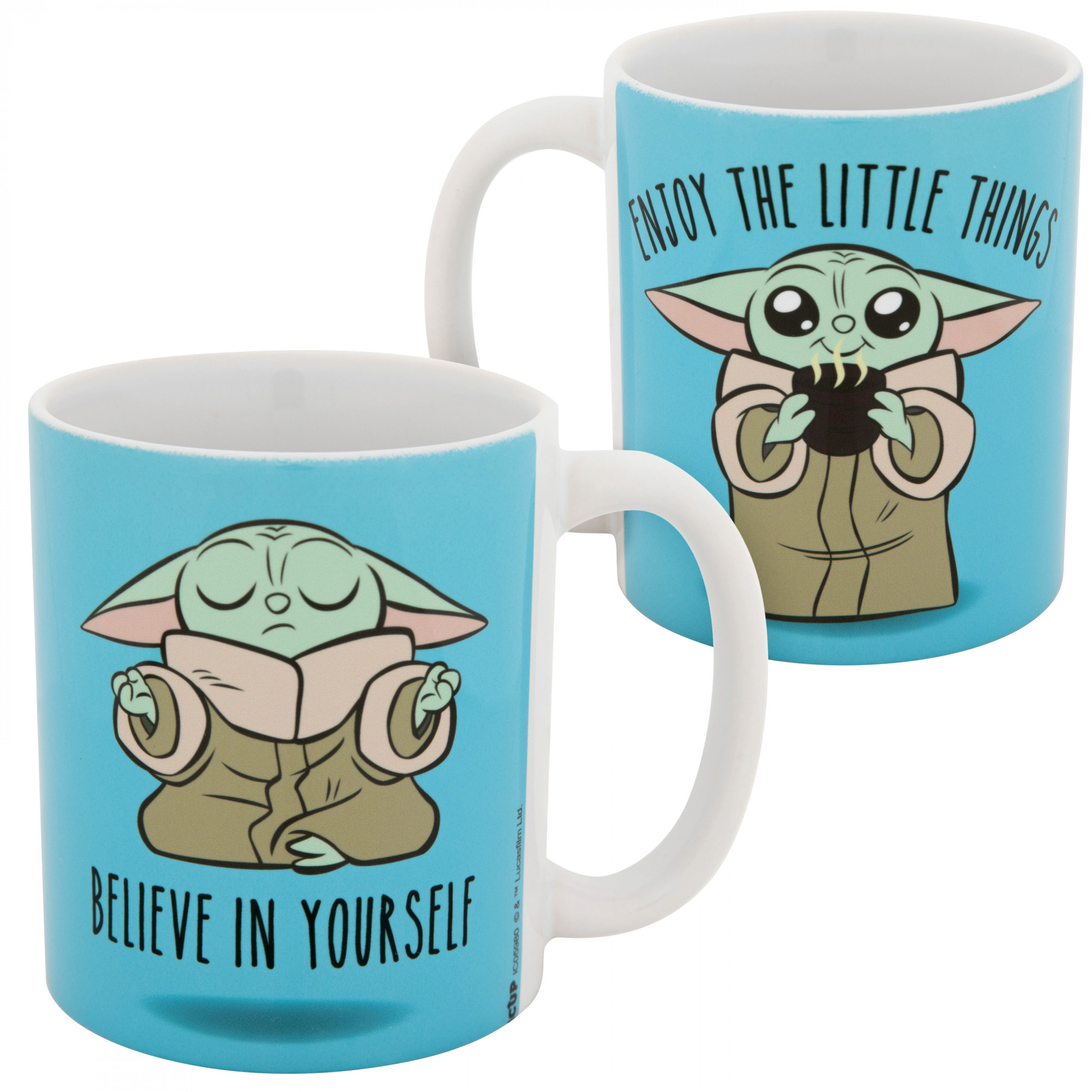 Star Wars The Mandalorian Enjoy The Little Things 11oz Ceramic Mug, Multi-Color