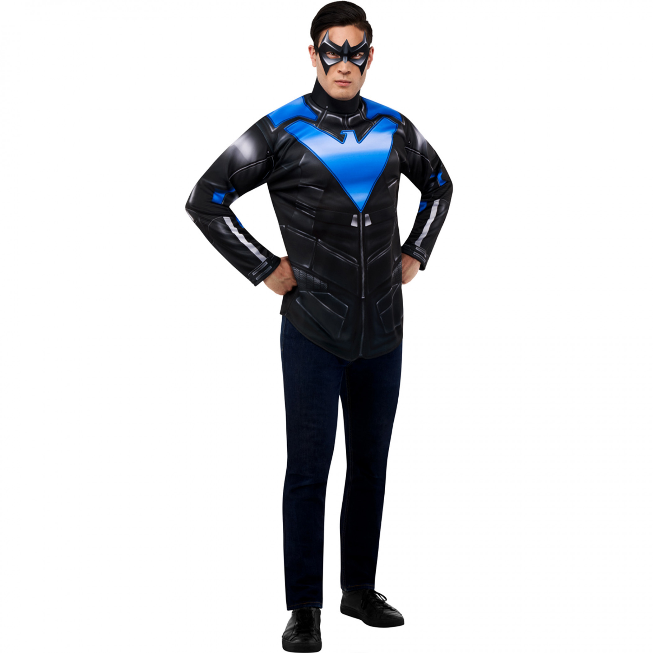 Nightwing Costume Top, Black