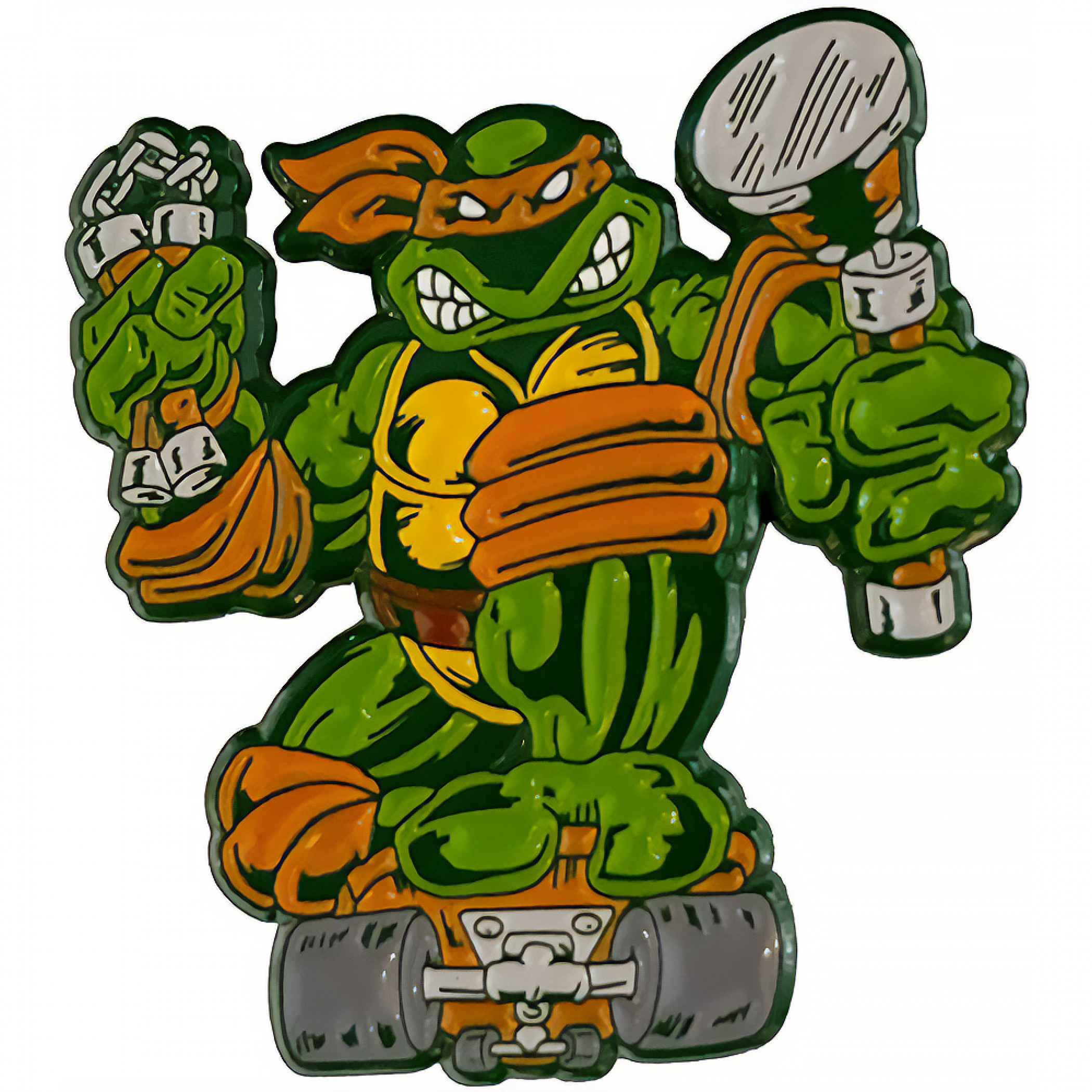 Teenage Mutant Ninja Turtles Comic Era Michelangelo Enamel Pin, Multi-Color