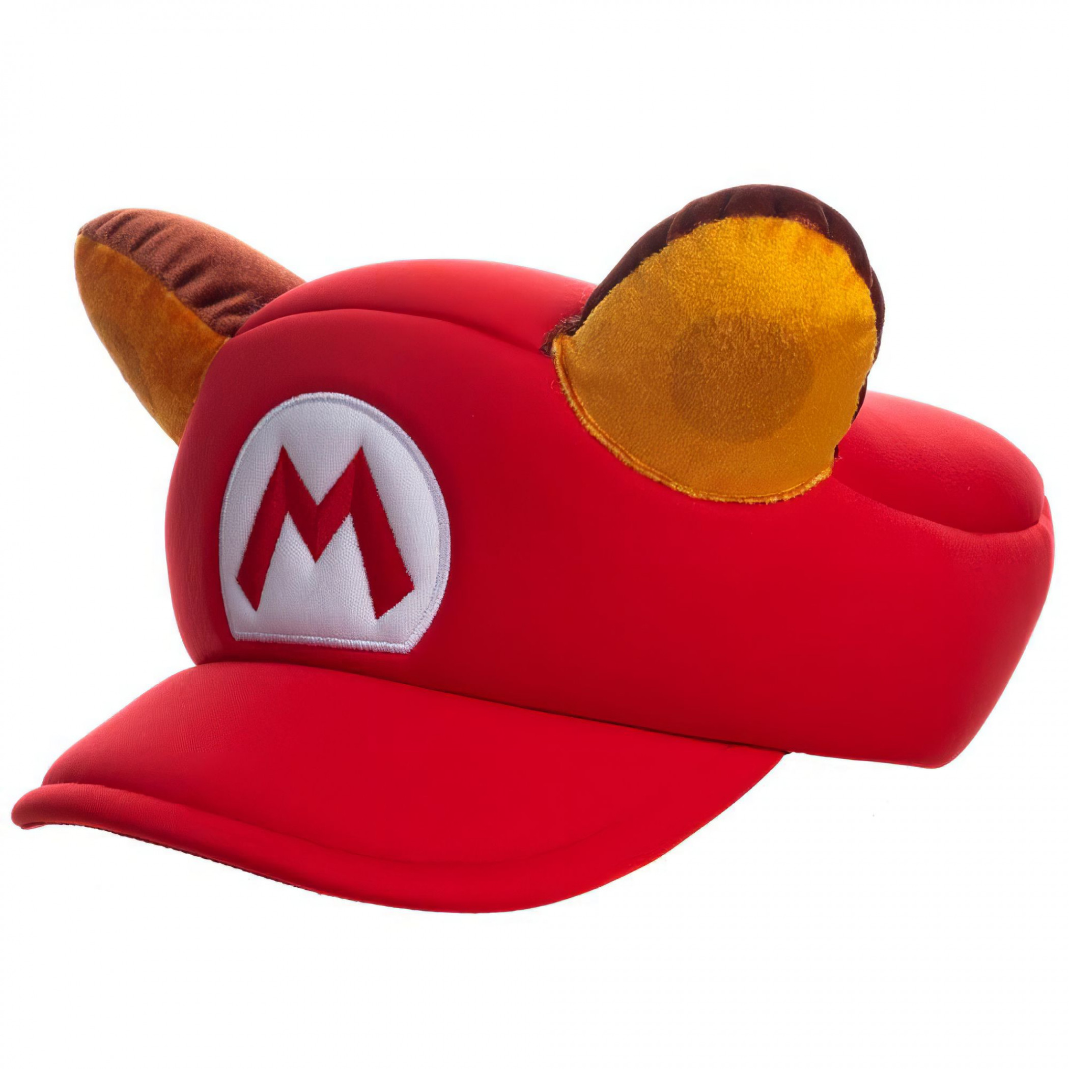 Super Mario Bros. 3 Raccoon Mario Cosplay Hat, Red