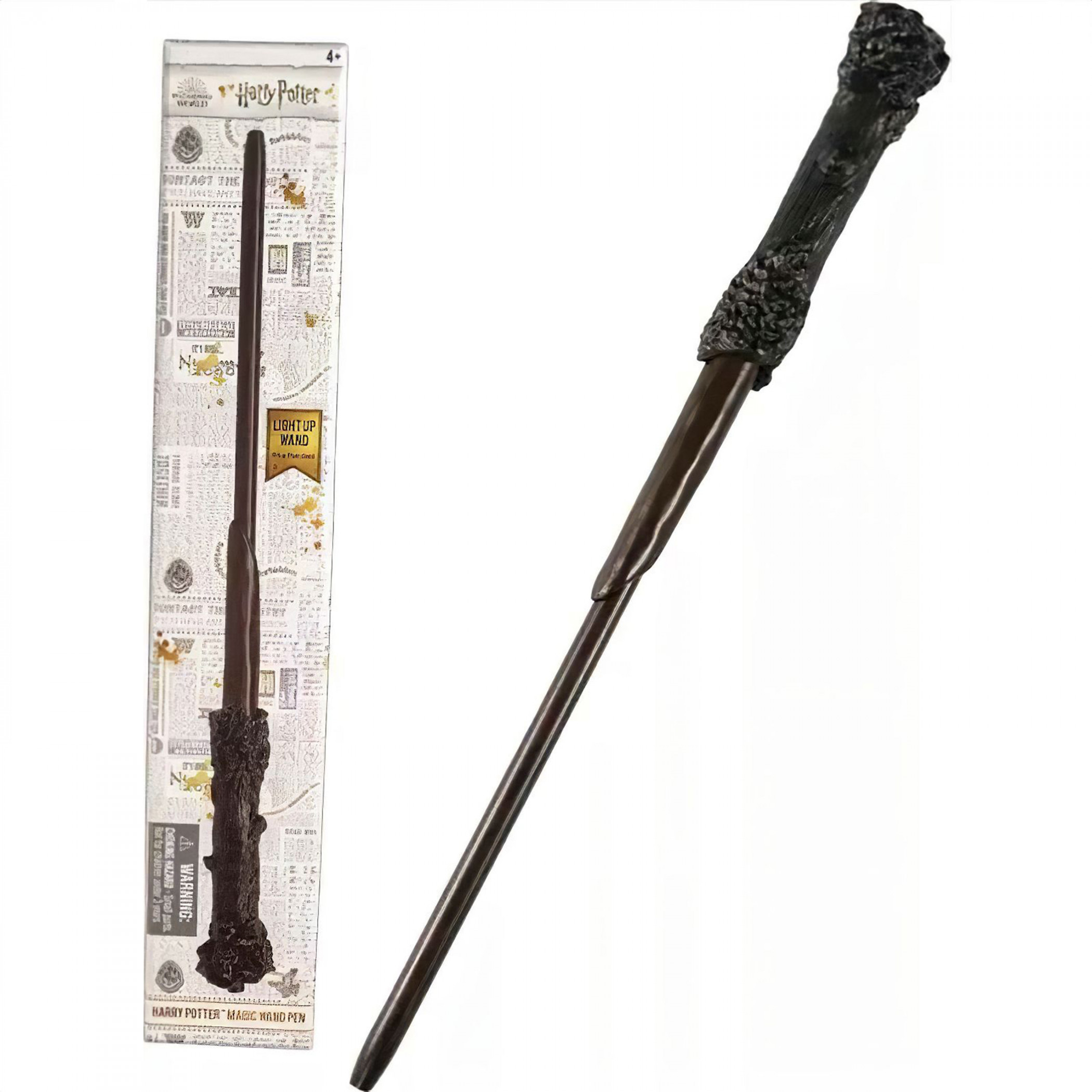 Harry Potter Magic Wand Light-Up Pen, Black