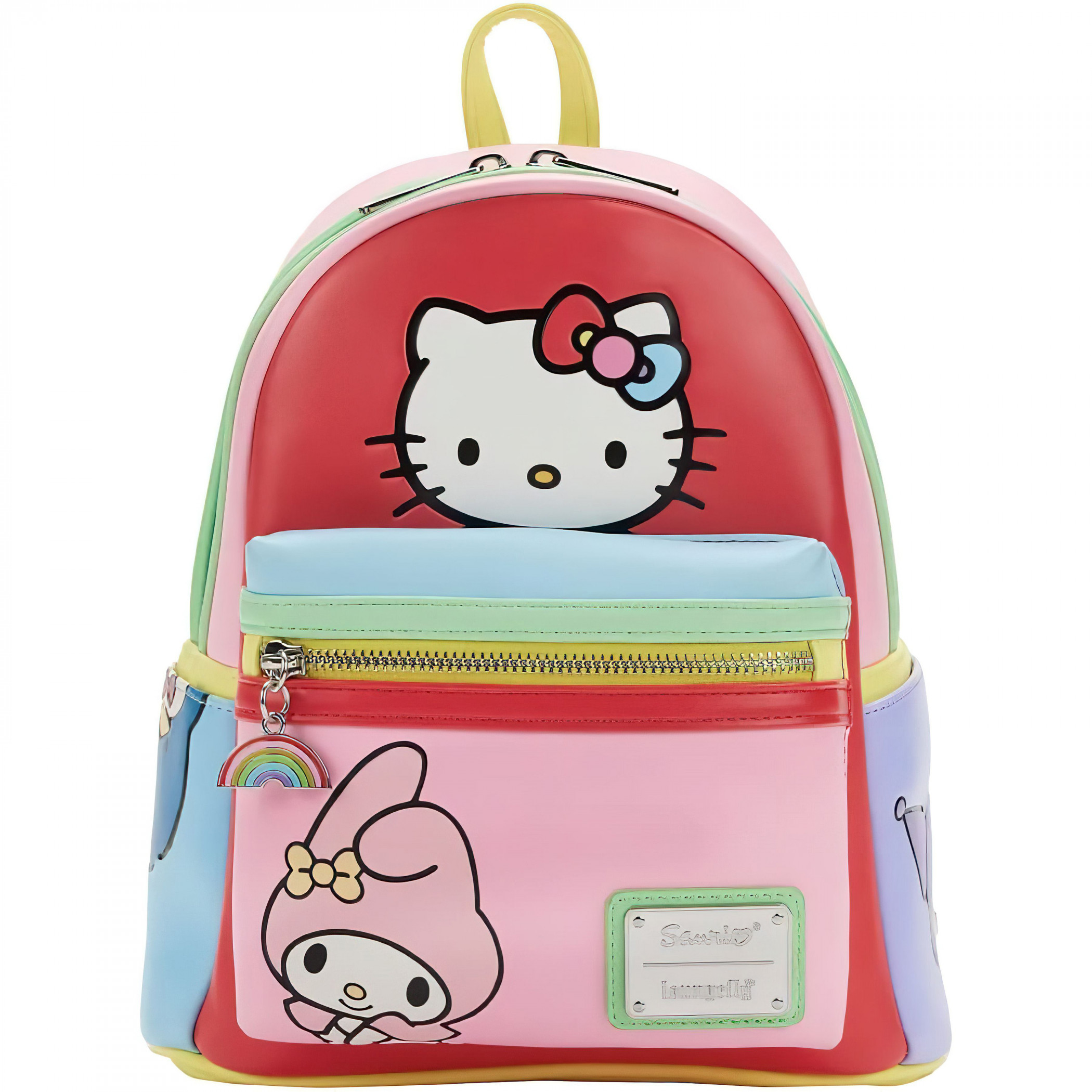 Sanrio Hello Kitty & Friends Color Block Mini Backpack, Multi-Color