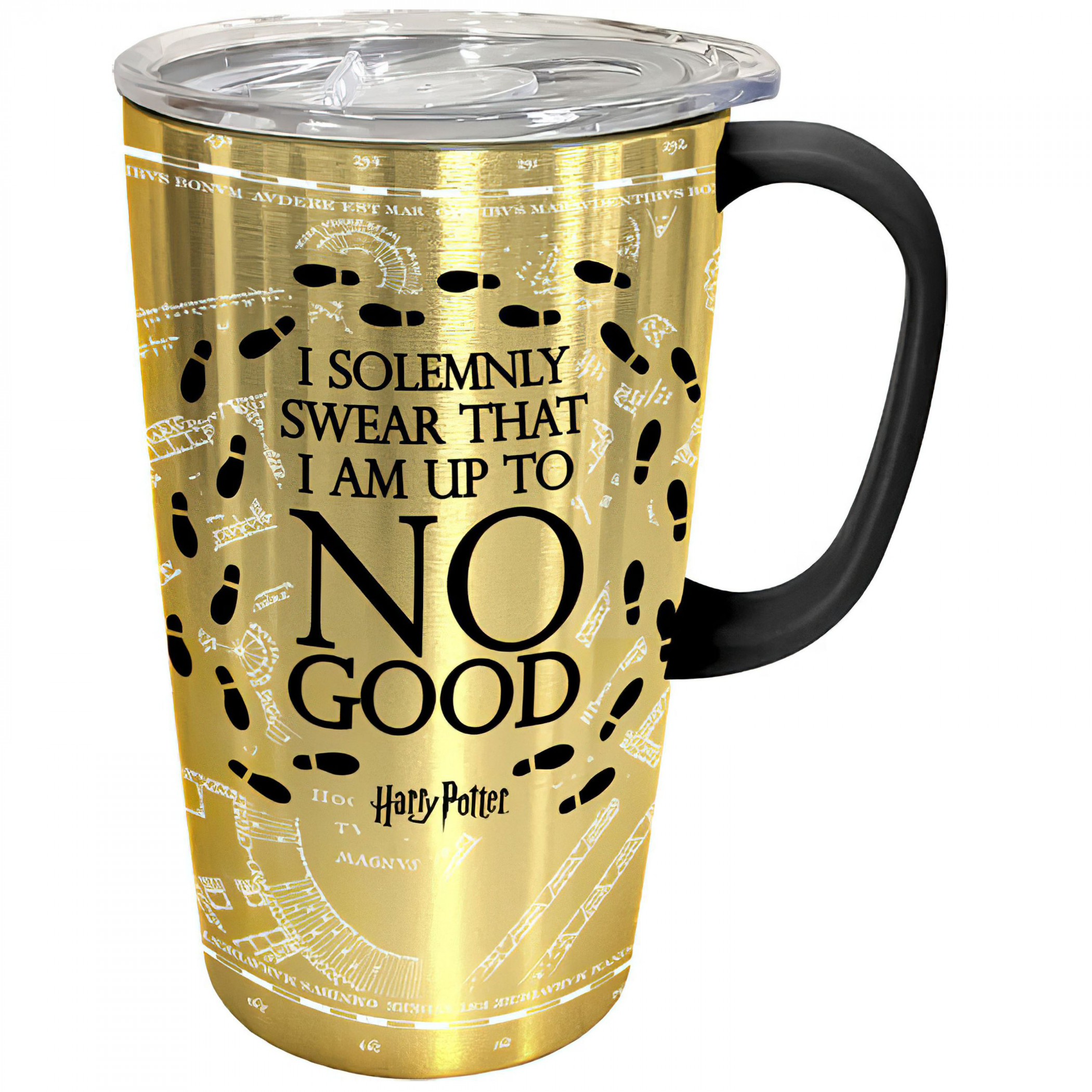Harry Potter Up To No Good 18oz Stainless Steel Travel Mug, Multi-Color