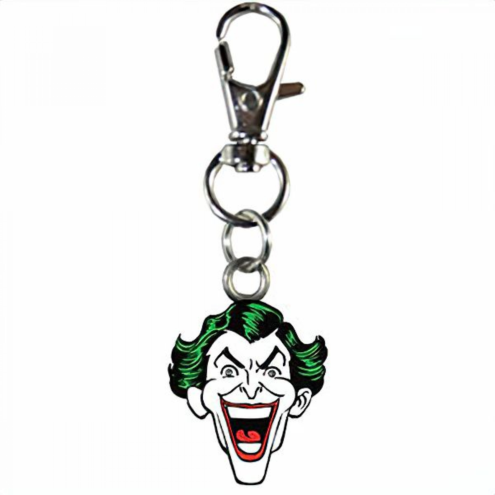 The Joker Retro Art Rubber Keychain, Multi-Color