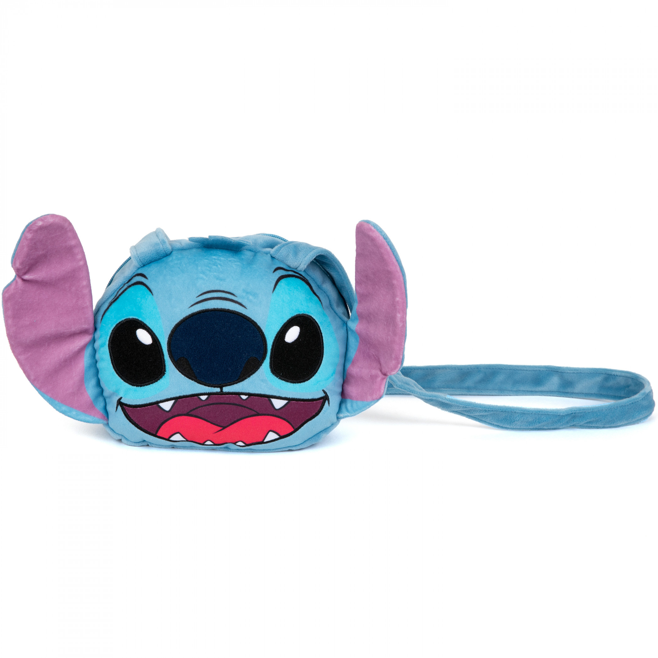 Stitch Big Smile 8' Plush Crossbody Bag, Blue