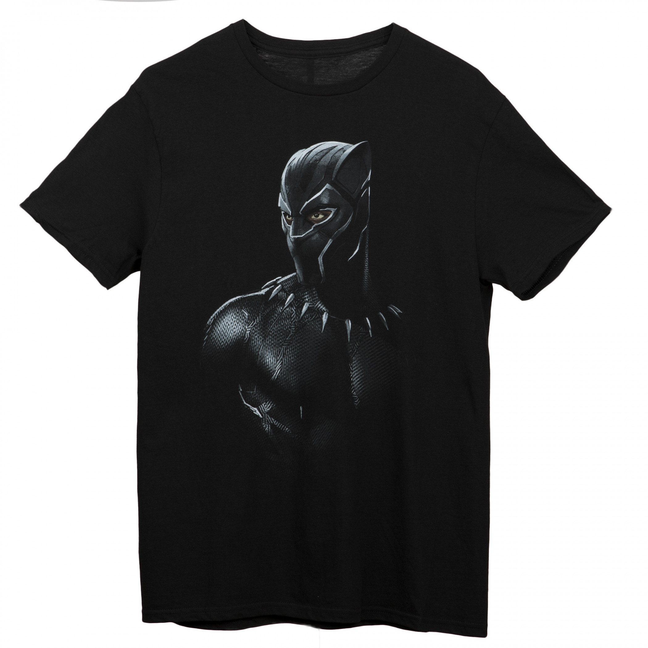 Black Panther Character Art T-Shirt, Black