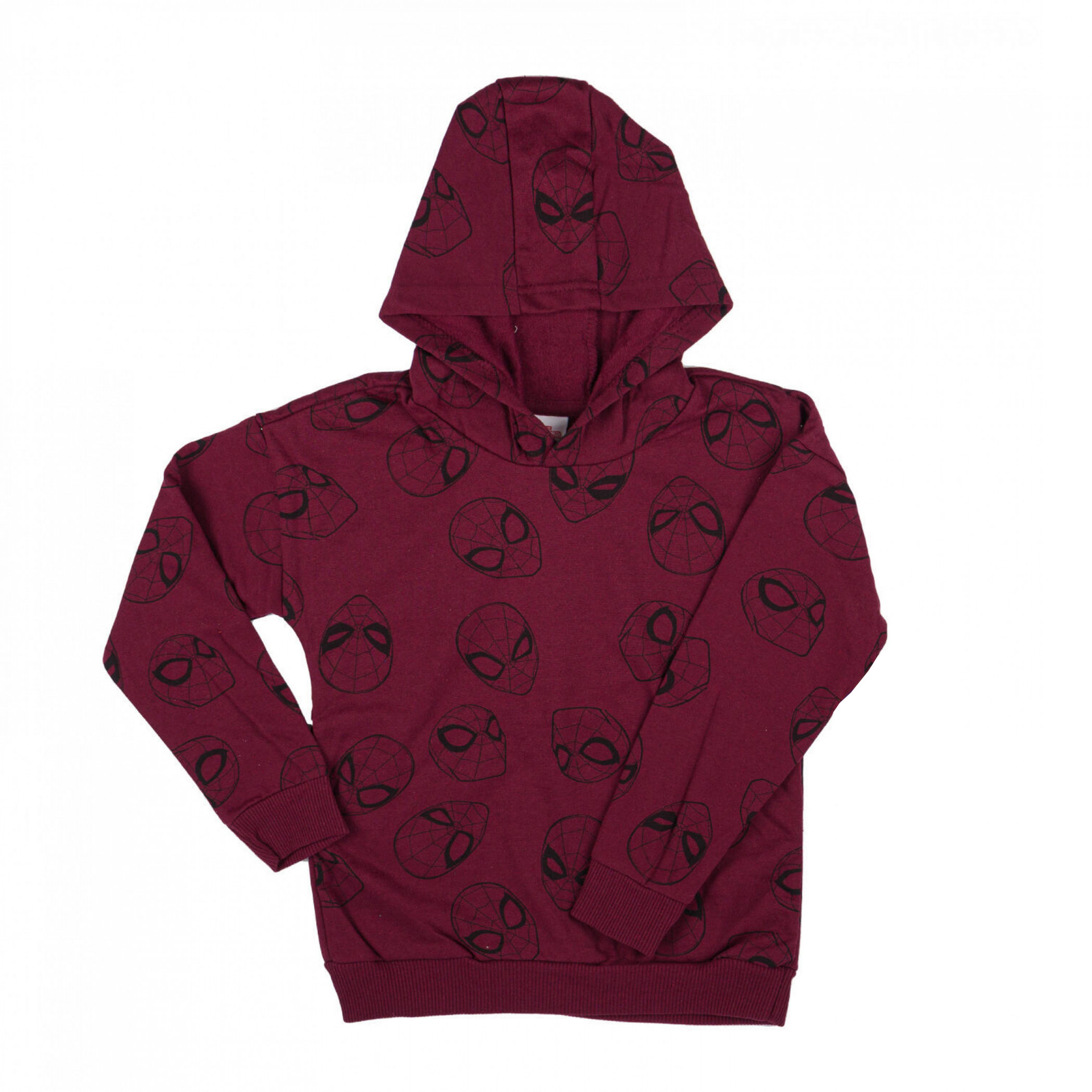 Spider-Man Mask All Over Print Youth Hoodie, Red