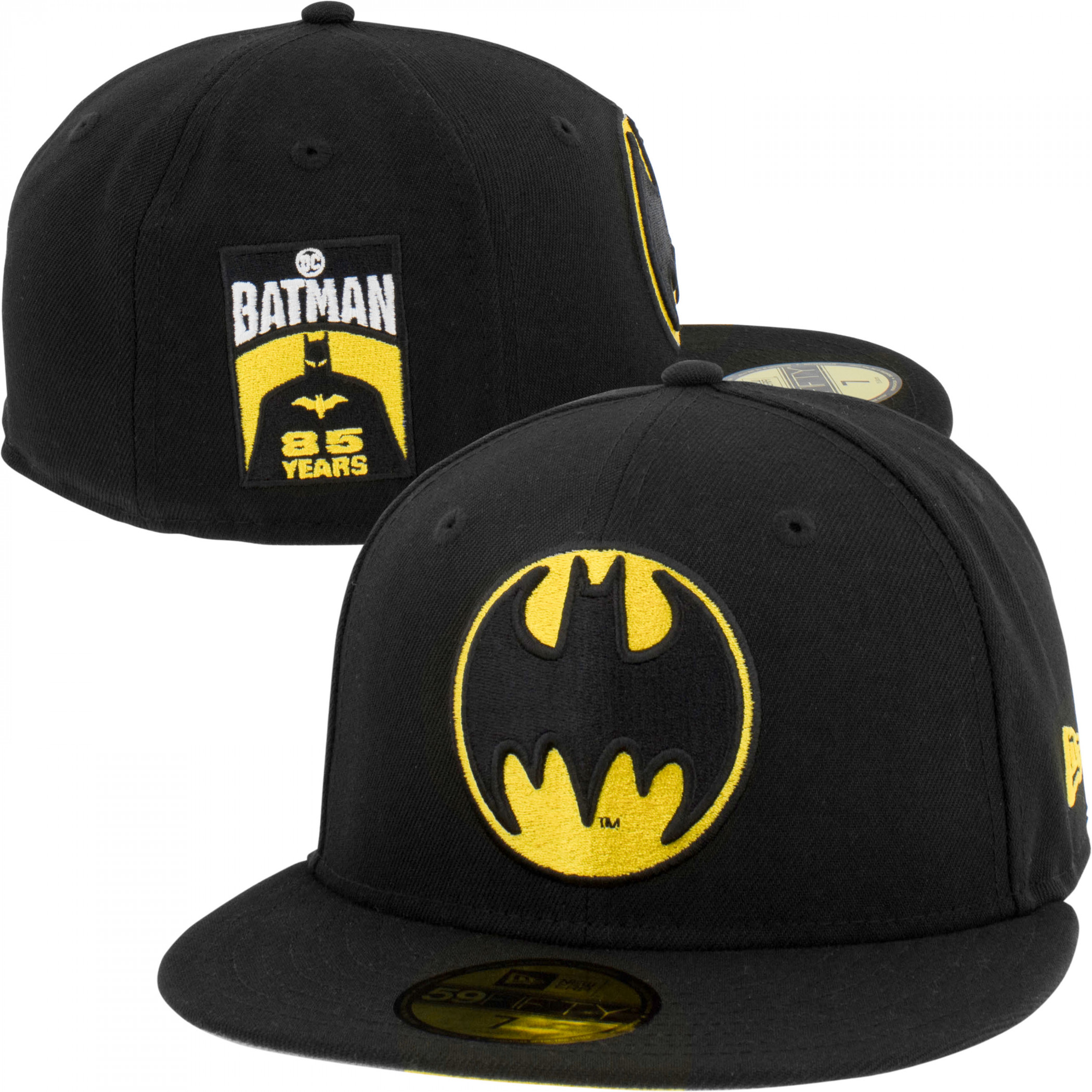 Batman 85th Anniversary New Era 59Fifty Fitted Hat, Black