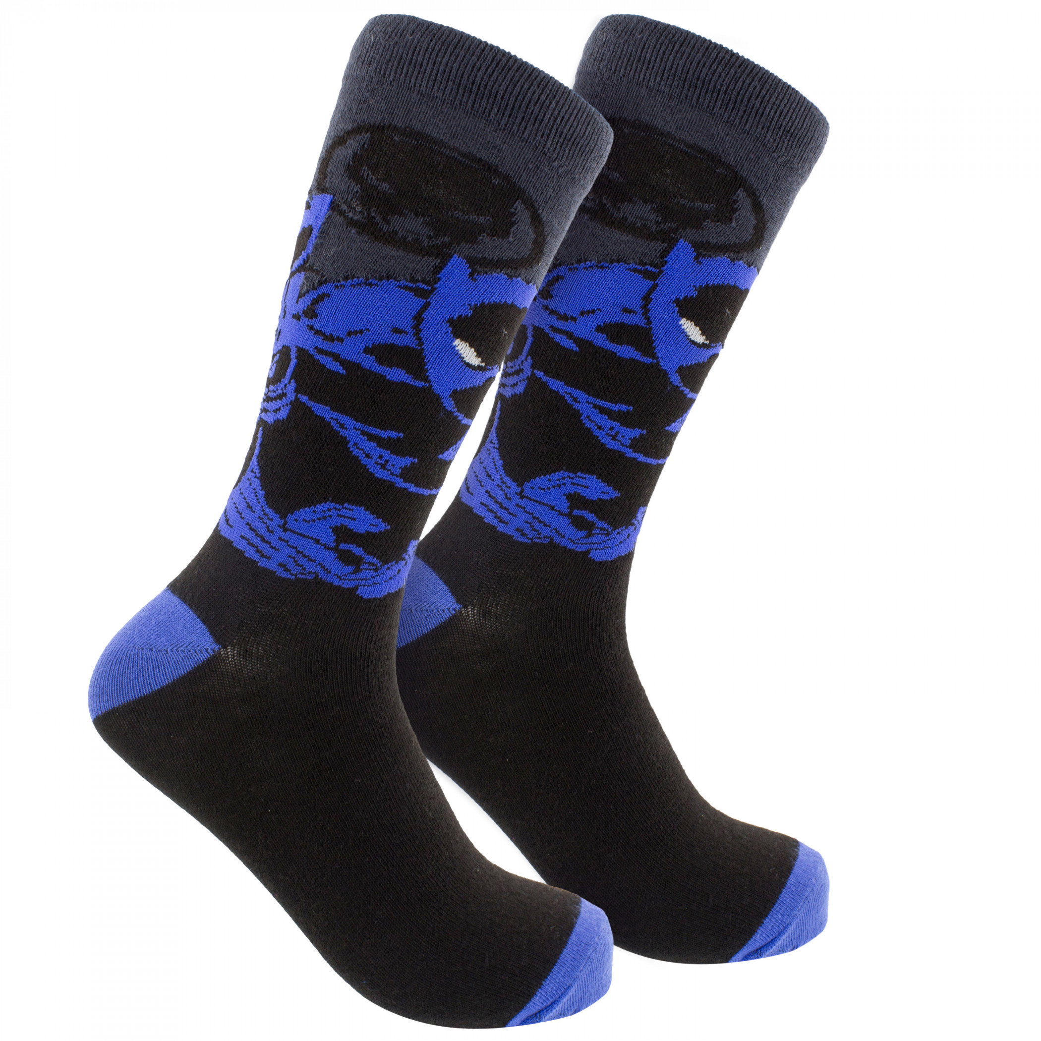 Black Panther Retro Character Cover Crew Socks, Multi-Color