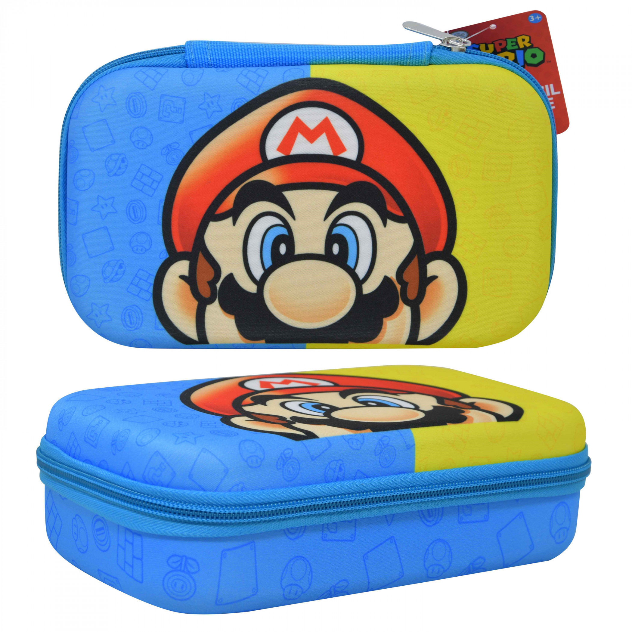 Super Mario Bros. Peeking Molded EVA Pencil Case, Multi-Color