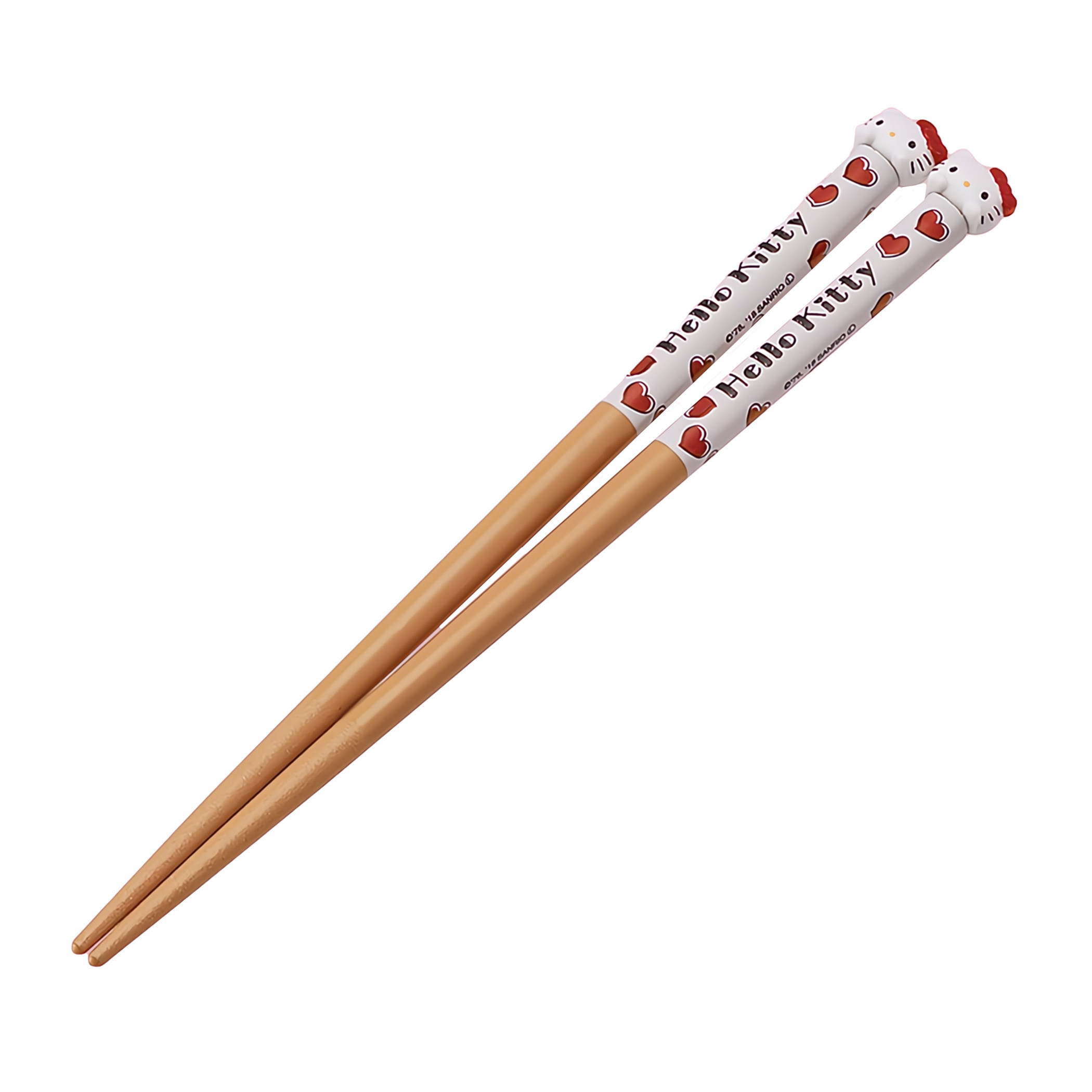 Hello Kitty Hearts Mascot Chopsticks, Pink