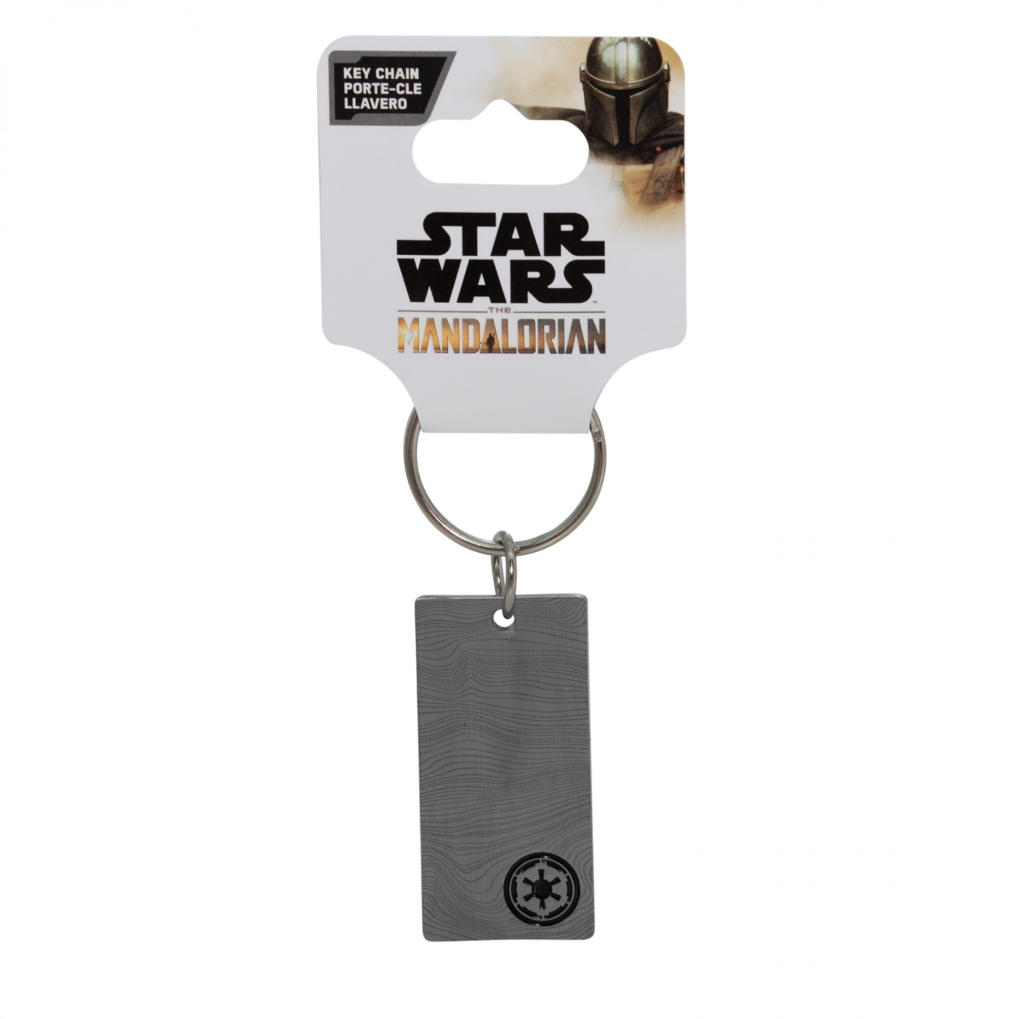 Star Wars Mando Armor Metallic Keychain, Grey