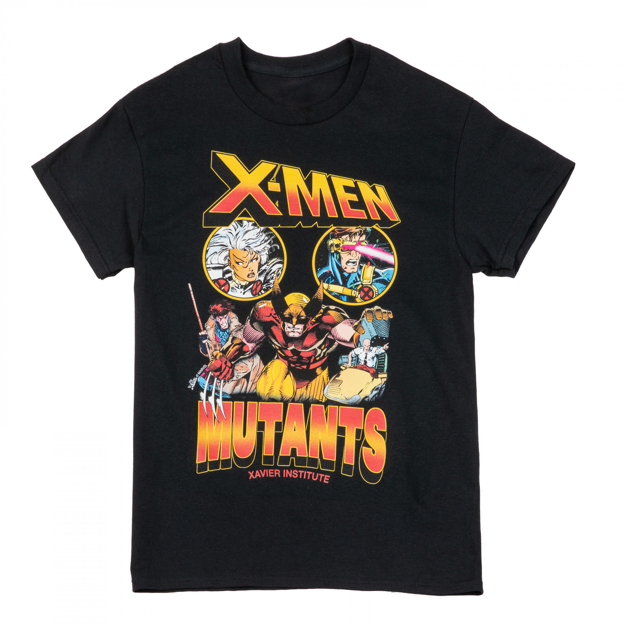 X-Men Mutants of Xavier Institute T-Shirt, Black