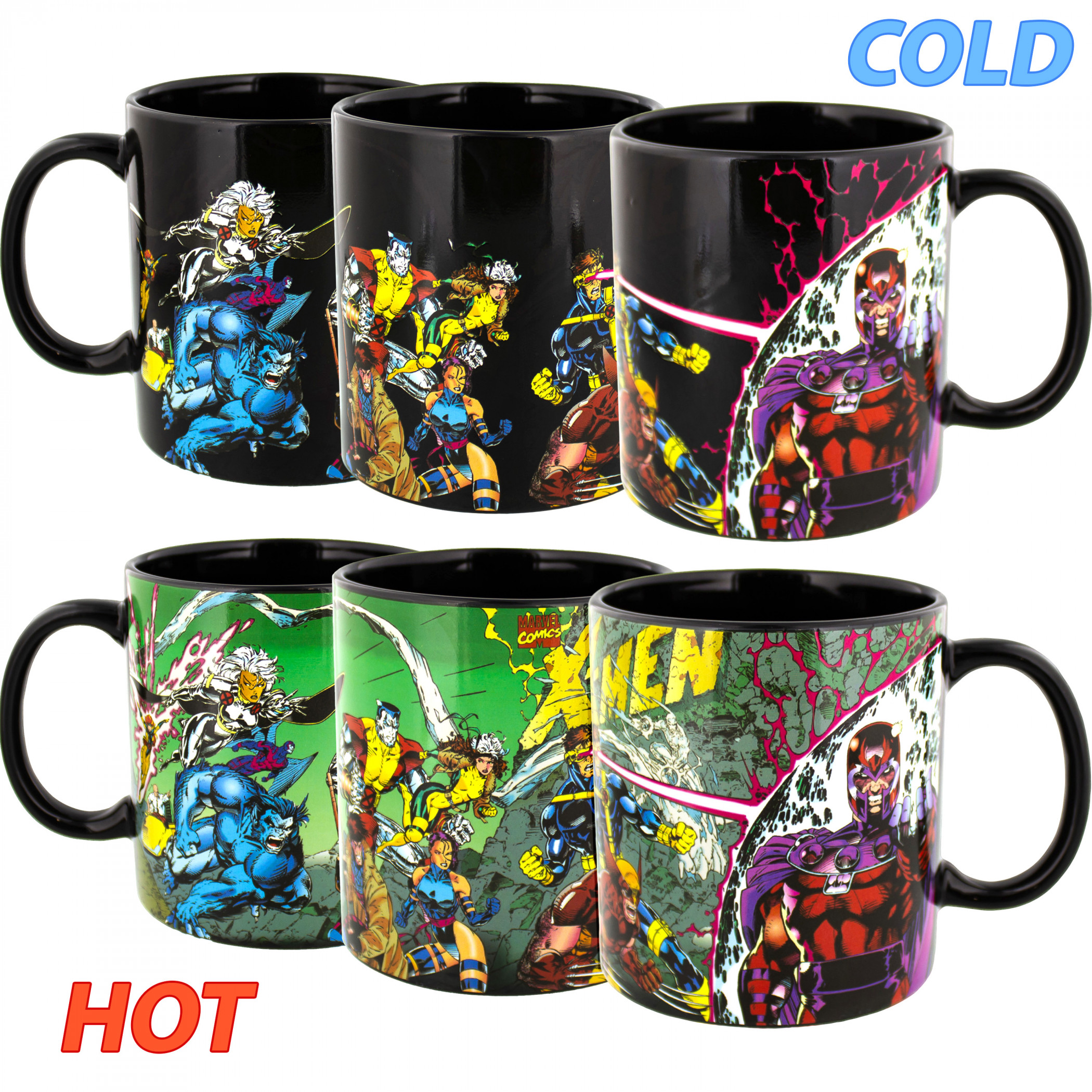 X-Men #1 Cover By Jim Lee 15oz Heat Changing Mug, Multi-Color