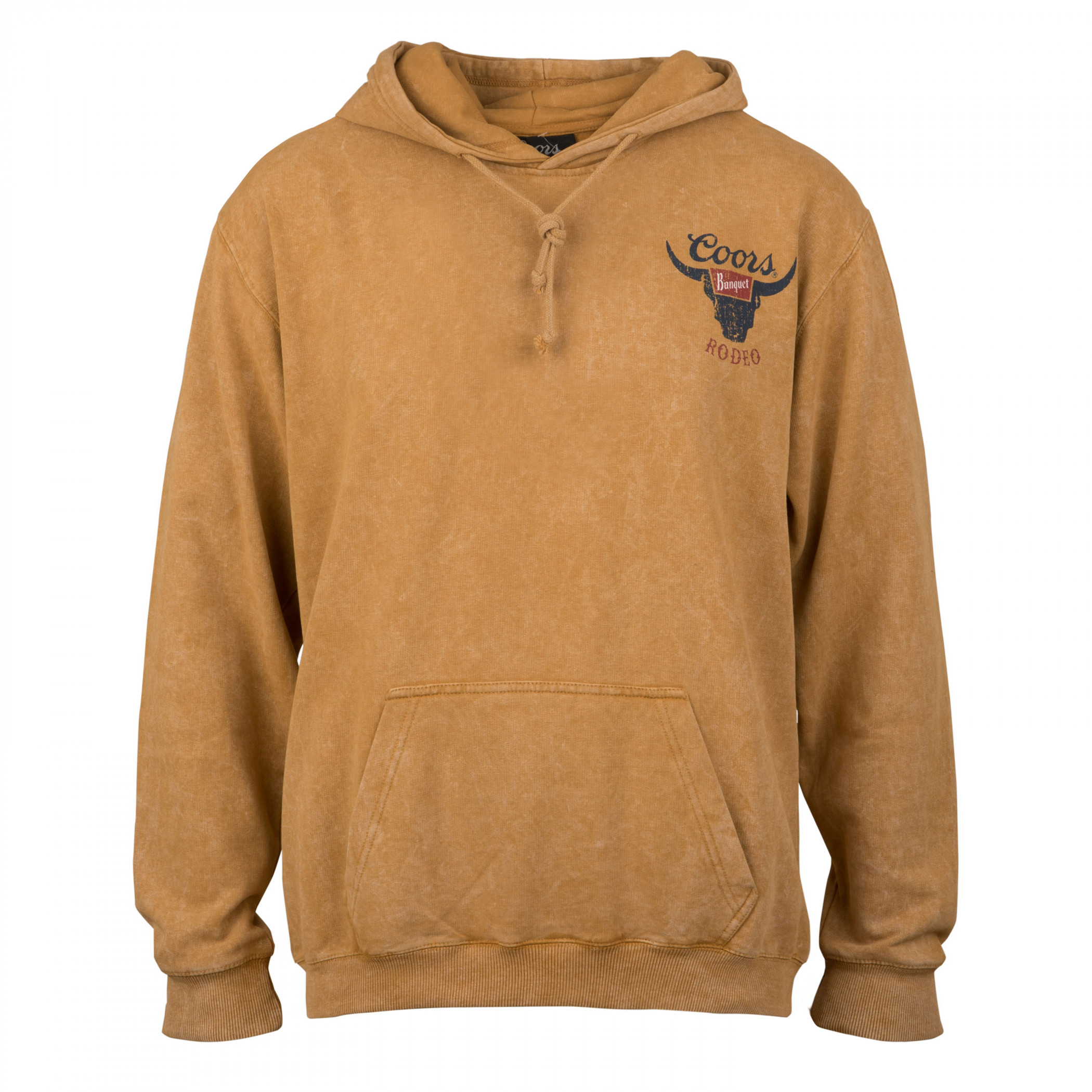 Coors Banquet Rodeo Graphic Hoodie- Heather Grey