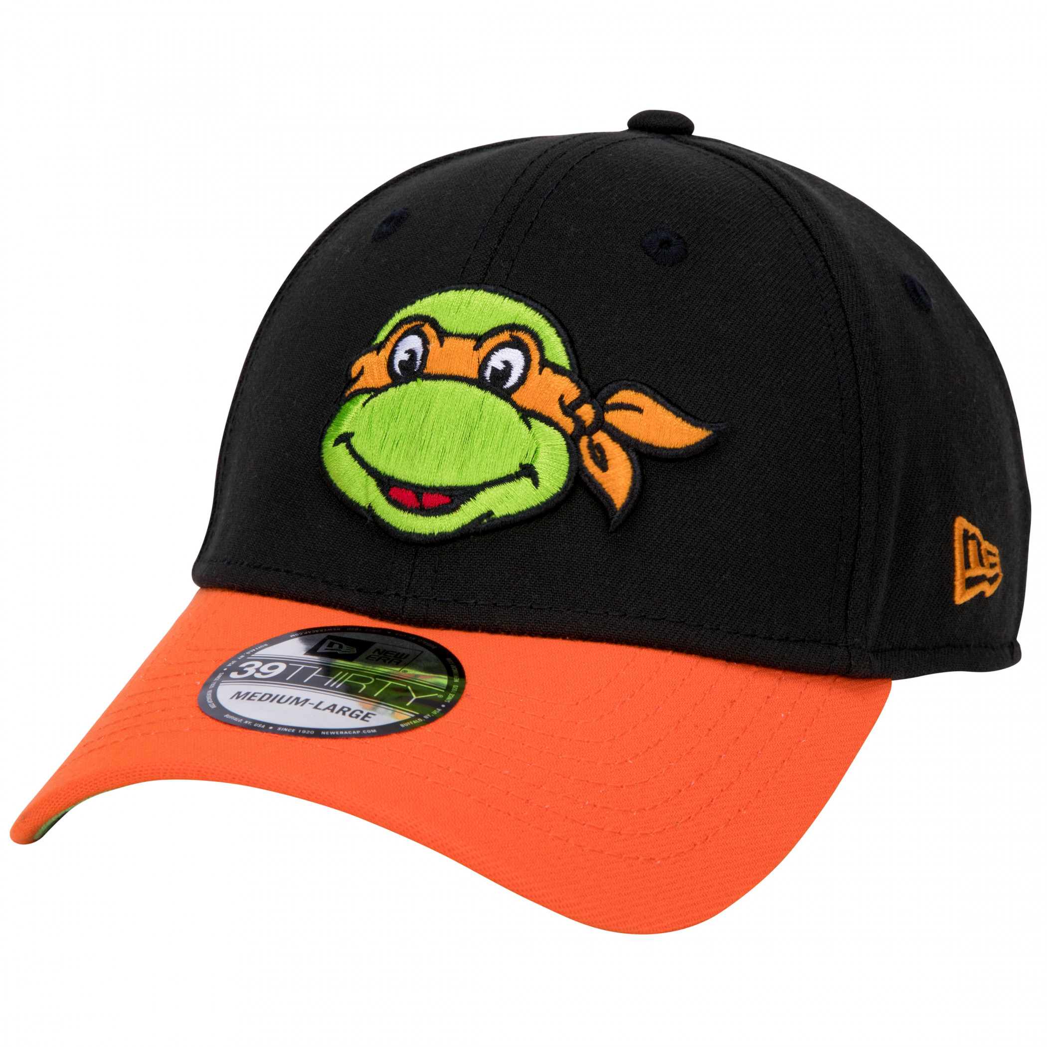 Teenage Mutant Ninja Turtles Michelangelo New Era 39Thirty Fitted Hat, Multi-Color