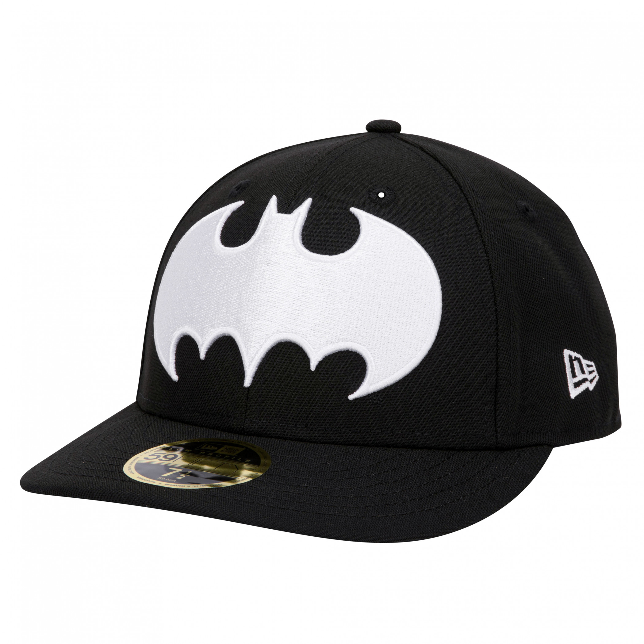 Batman Classic Low Profile Black New Era 59Fifty Fitted Hat, Black