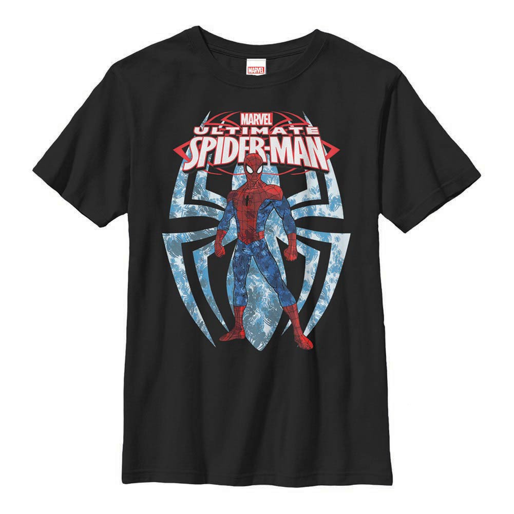 Spider-Man Ultimate Spiders Black Youth T-Shirt