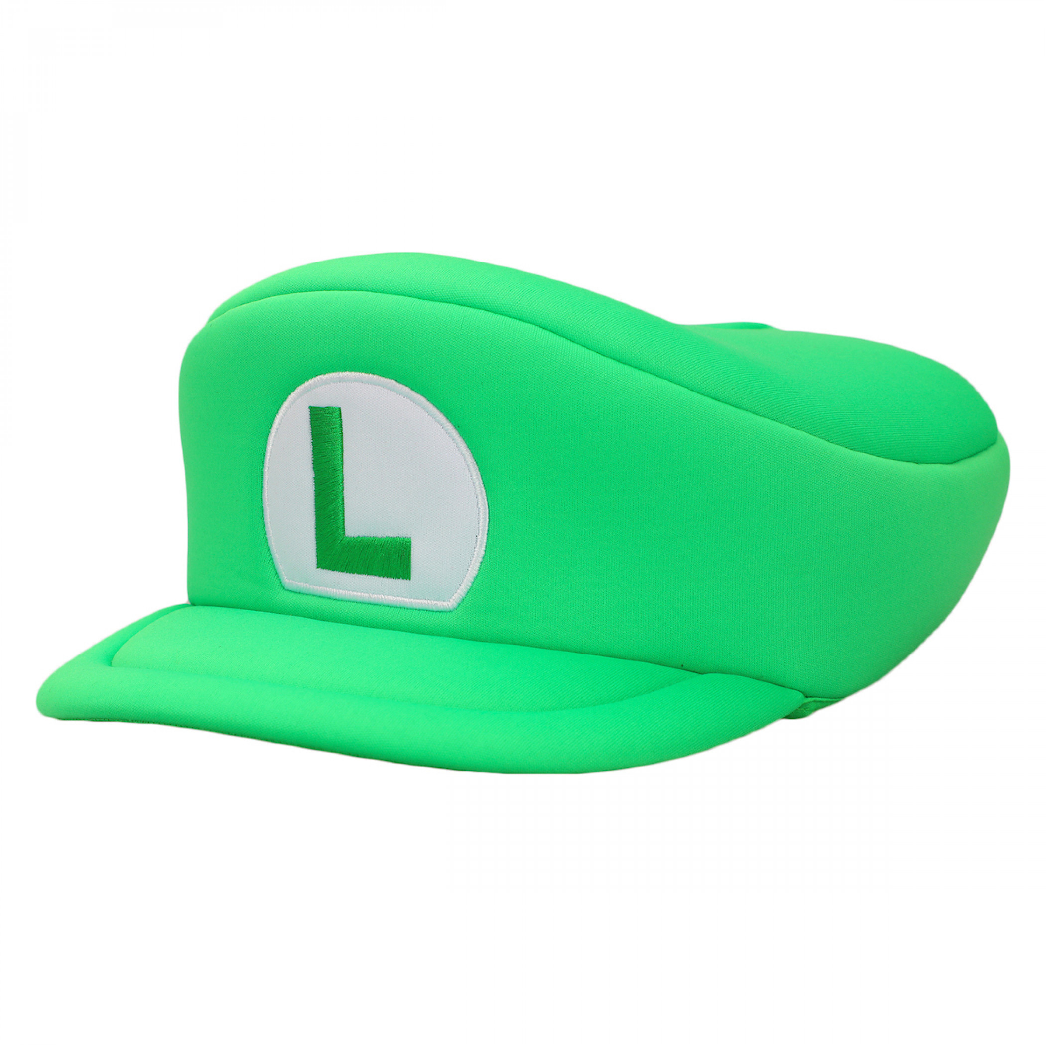 Super Mario Bros. Luigi Embroidered Cosplay Hat, Green