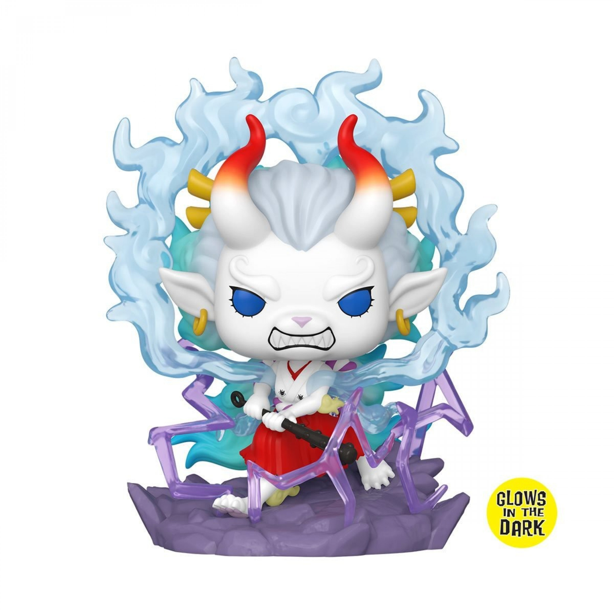 One Piece Yamato Glow-in-the-Dark Deluxe Funko Pop! Vinyl Figure, Multi-Color