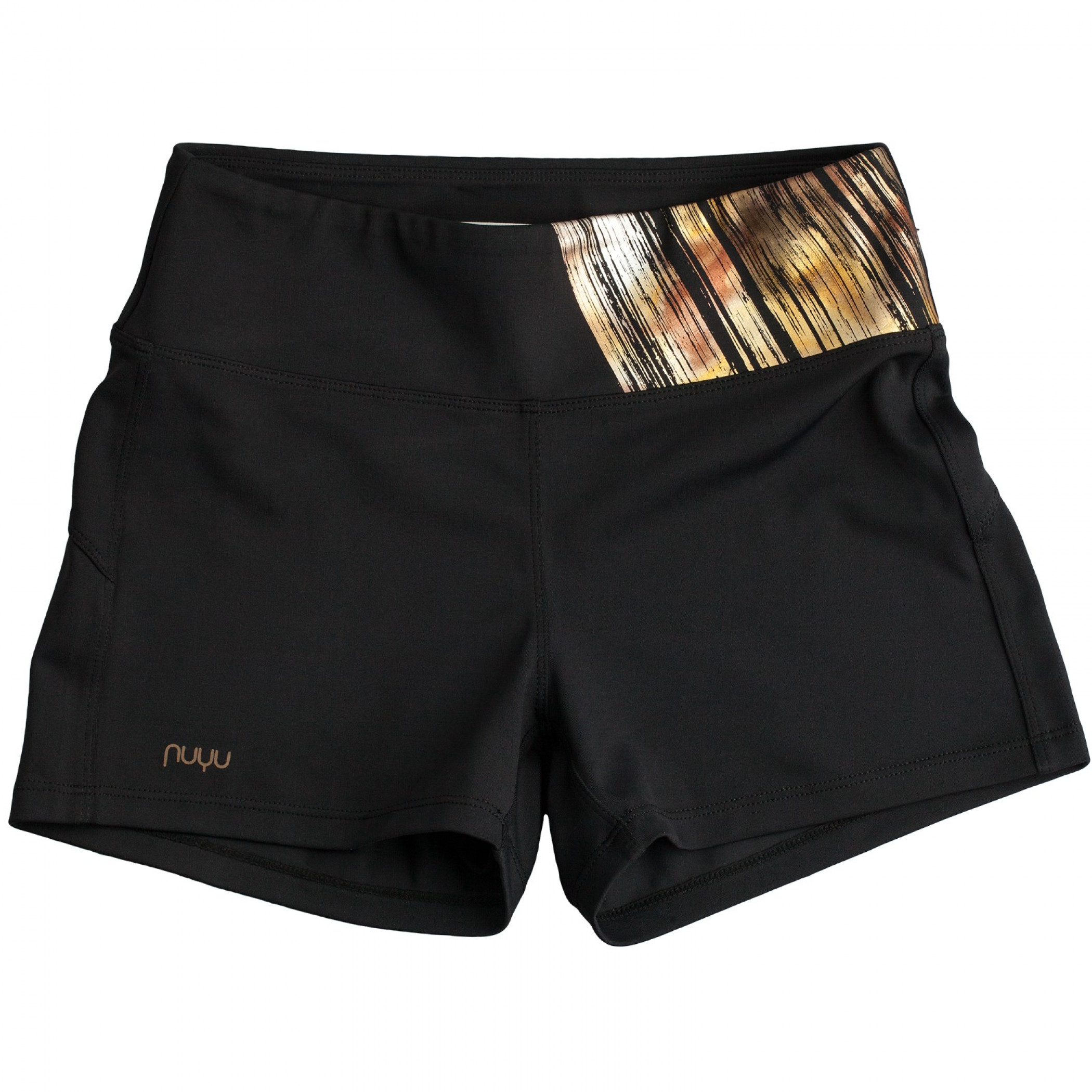 Wonder Woman Black and Gold Women's Shorts, Black