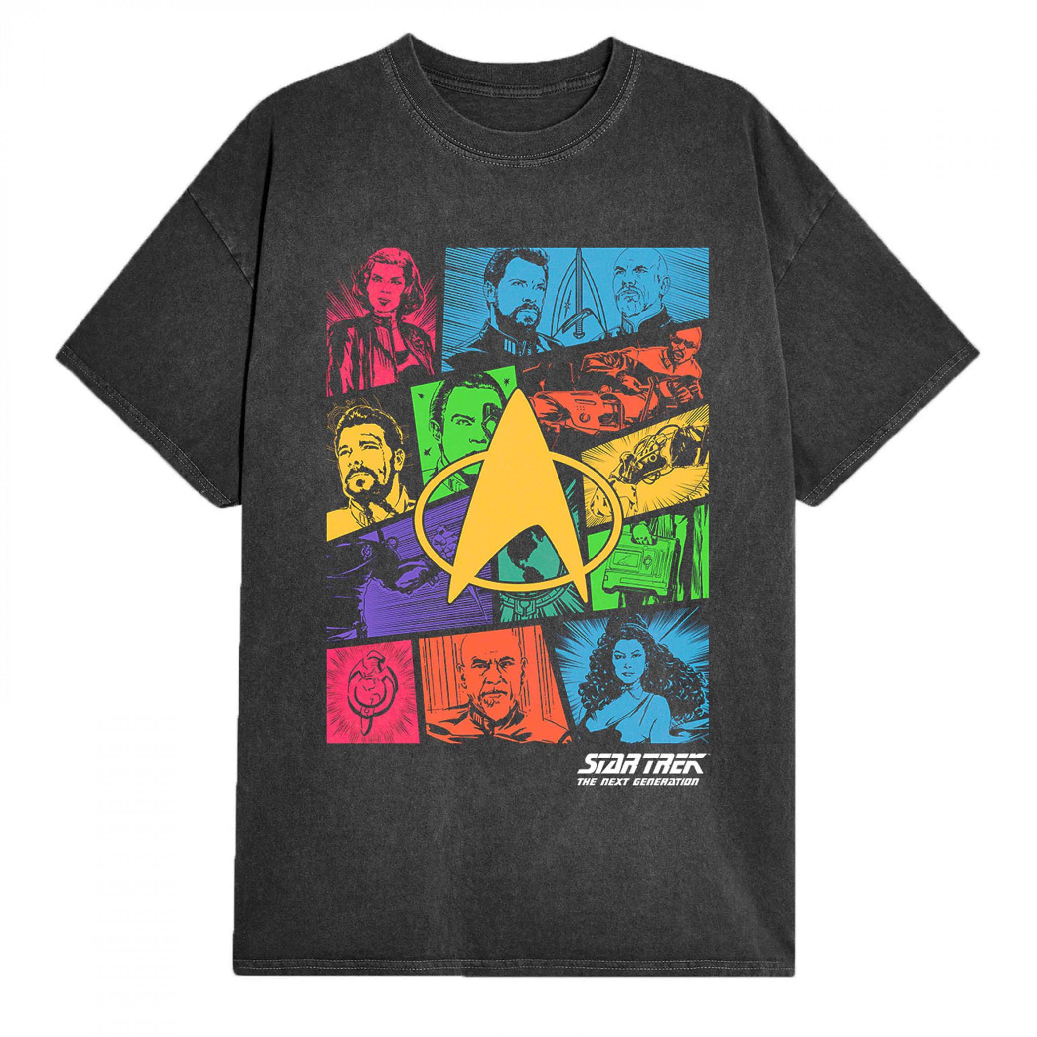 Star Trek Cast Pop Art T-Shirt, Multi-Color