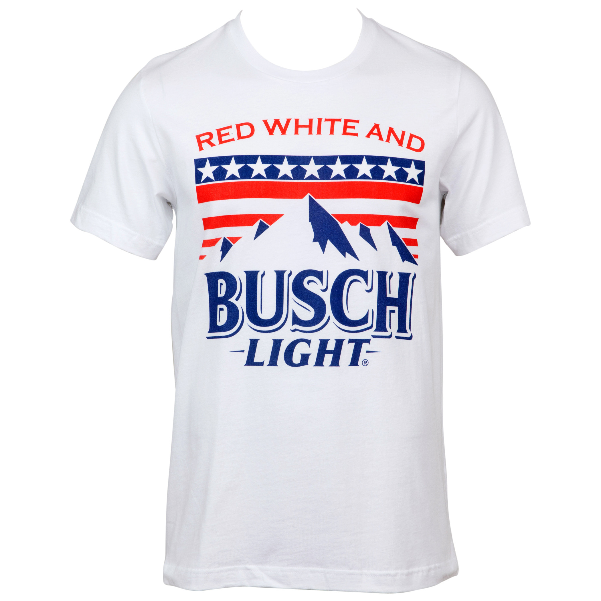 Busch Light Red White and Busch Light Mountains White TShirt