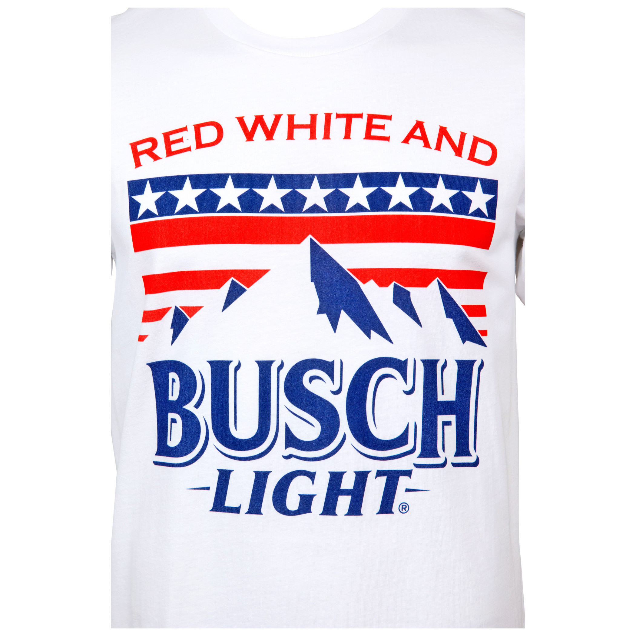 Busch Light Red White and Busch Light Mountains White TShirt