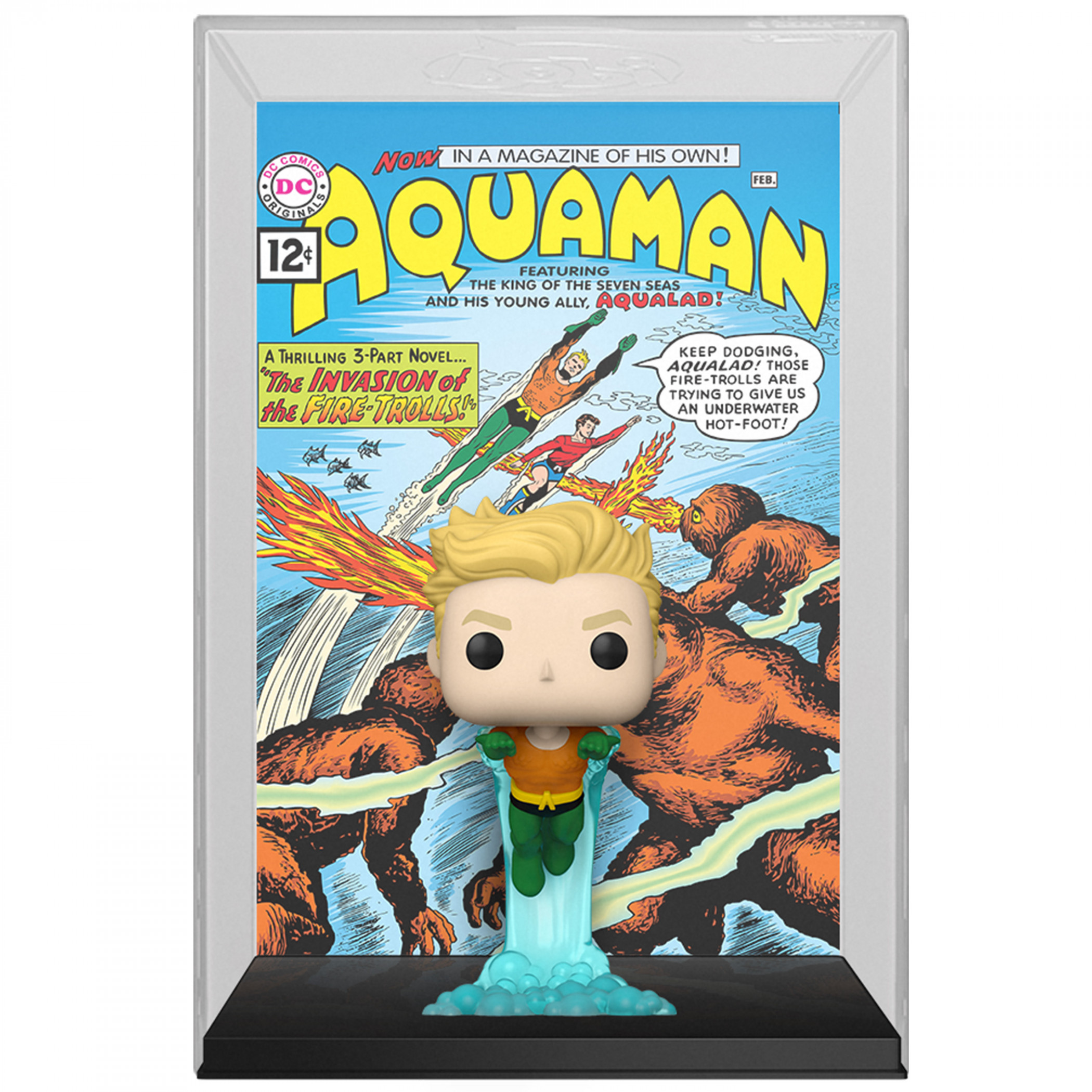 Funko Pop! Comic Cover: Aquaman Vinyl Figure and Comic Cover, Multi-Color