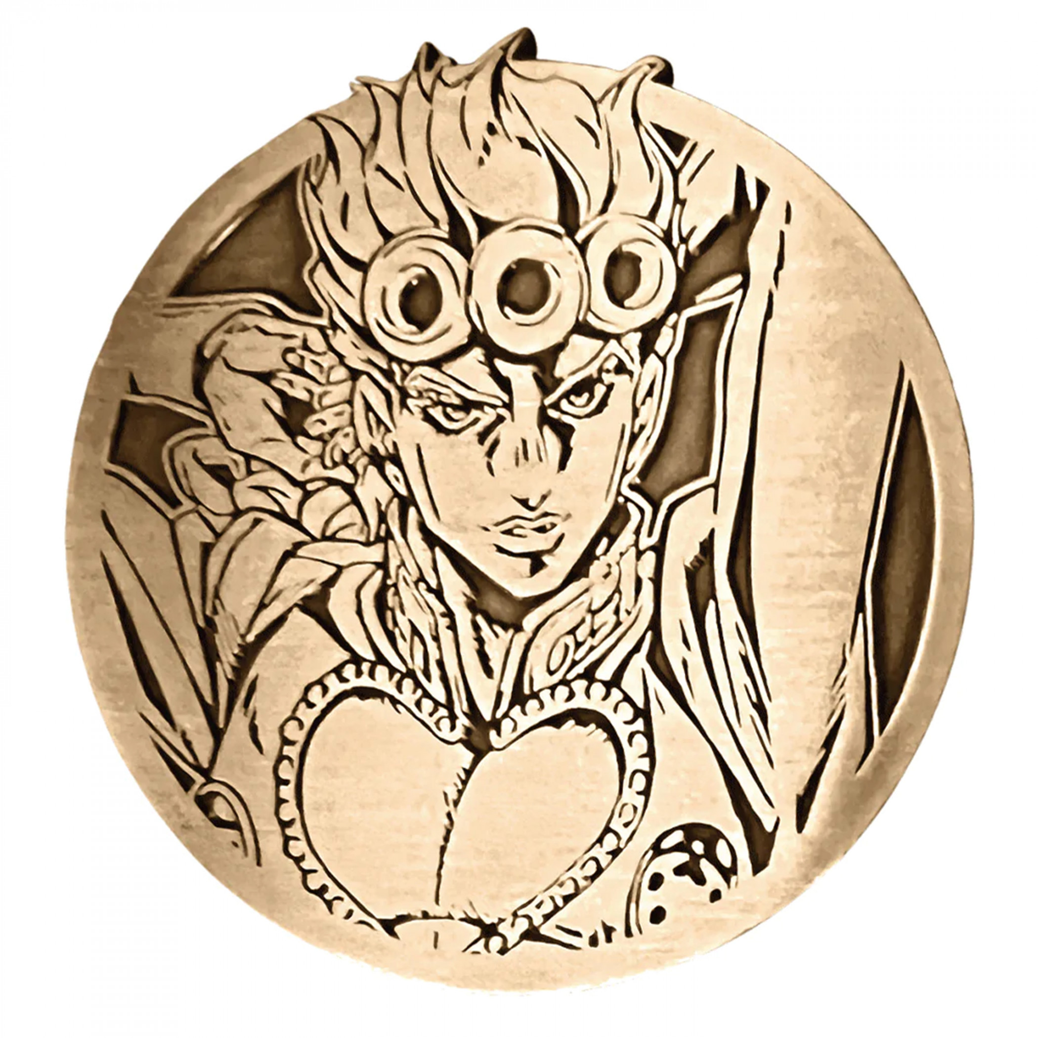 JoJo's Bizarre Adventure Giorno Limited Edition Pin, Gold