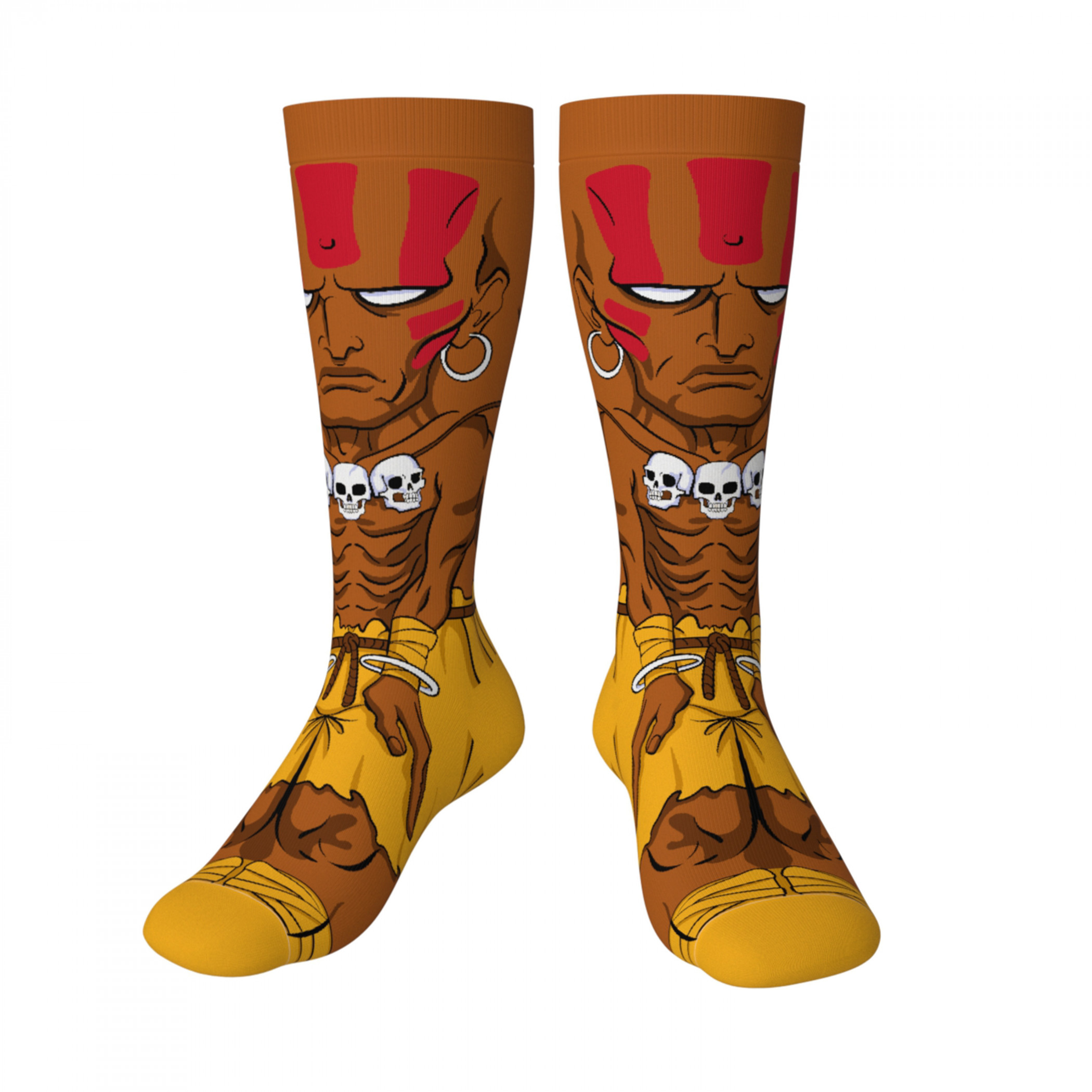 Street Fighter Dhalsim Crossover Crew Socks, Multi-Color