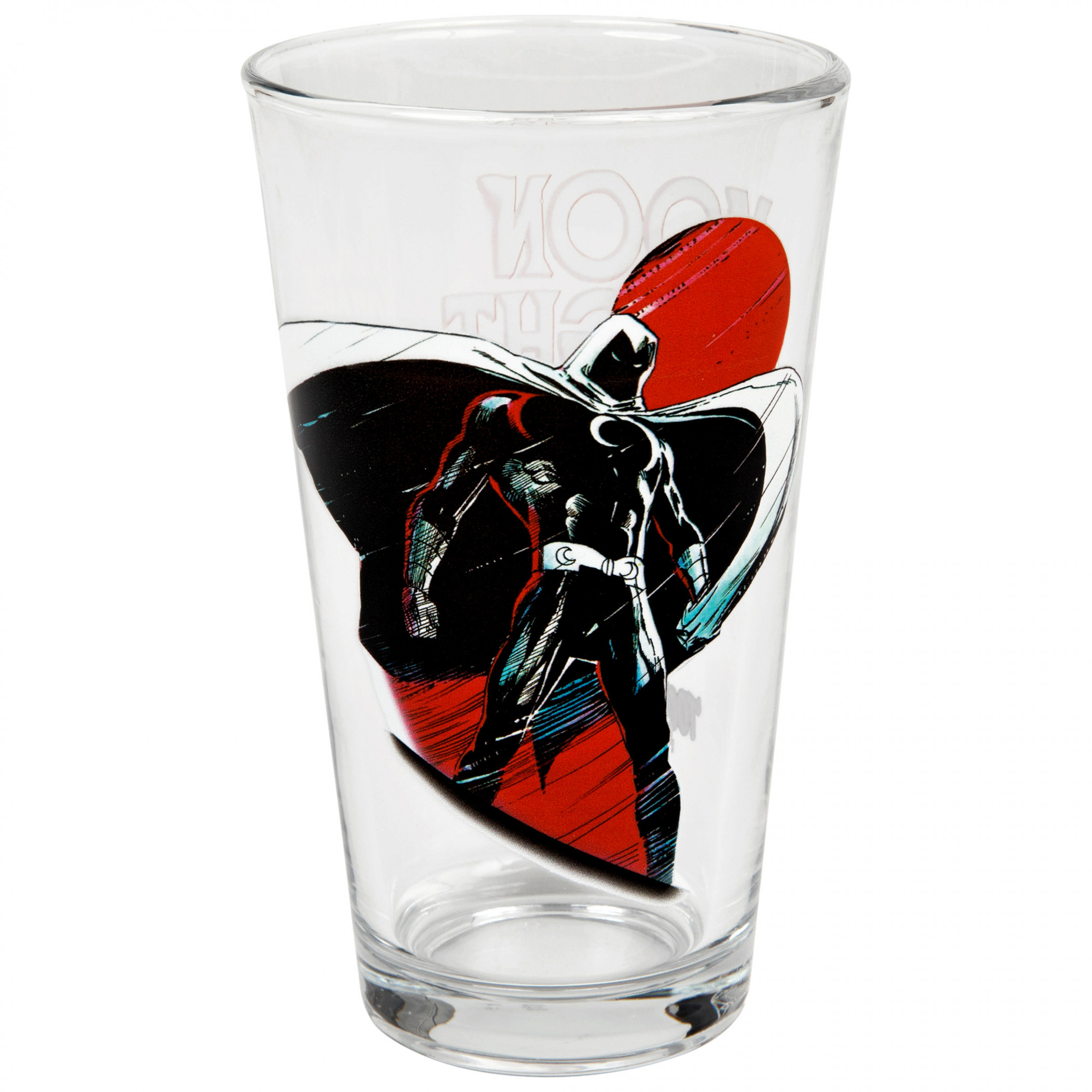 Marvel Comics Moon Knight Toon Tumbler Pint Glass, Clear