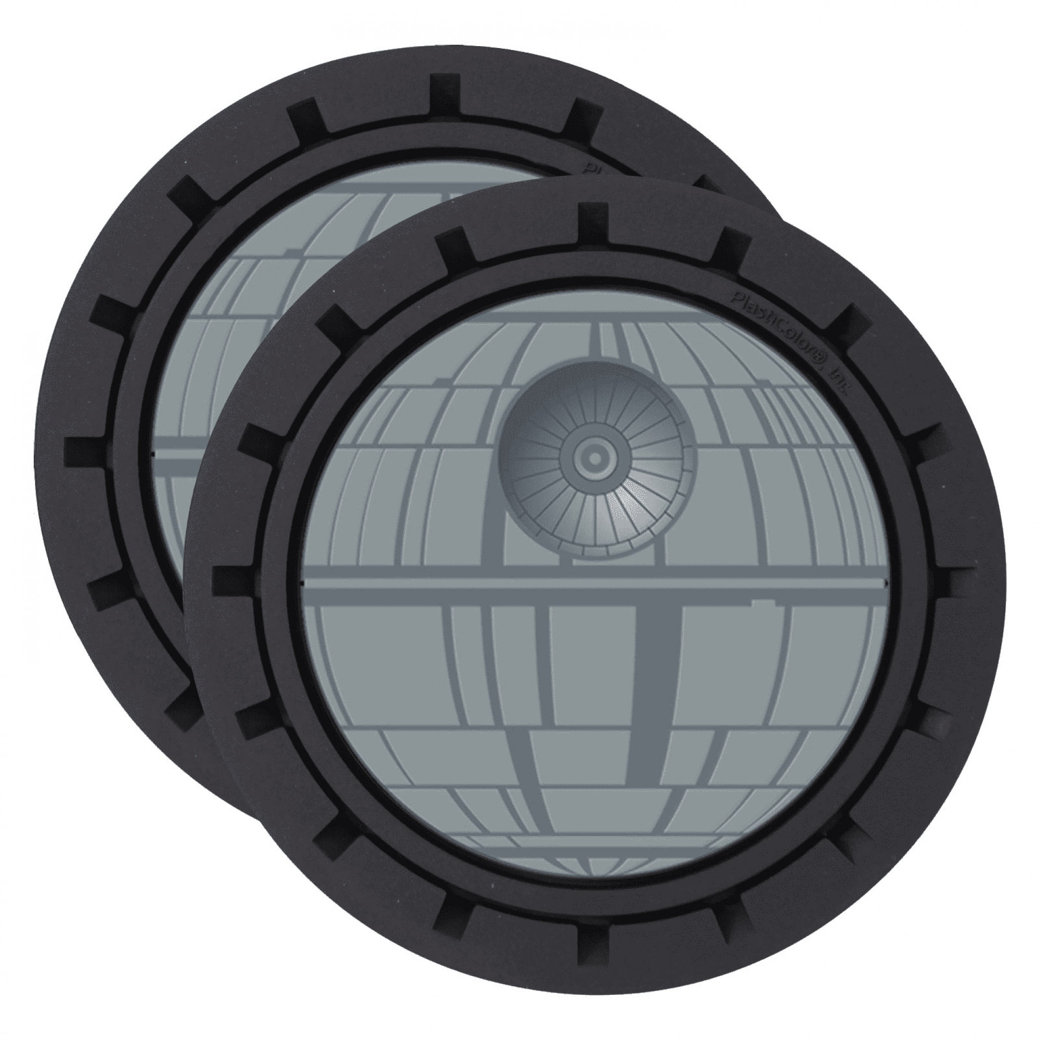 Star Wars Death Star Auto Car Coaster 2-Pack, Grey